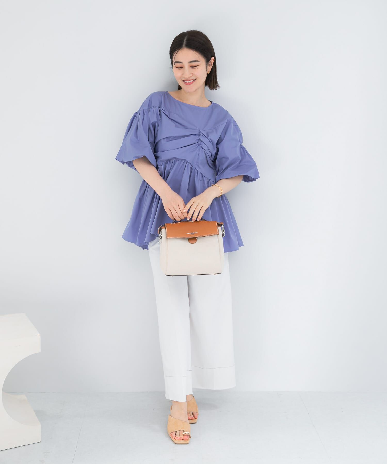 URBAN RESEARCH ROSSO「『別注』ELENDEEK&times;ROSSO　GATHER BLOUSE」|シャツ・ブラウス|