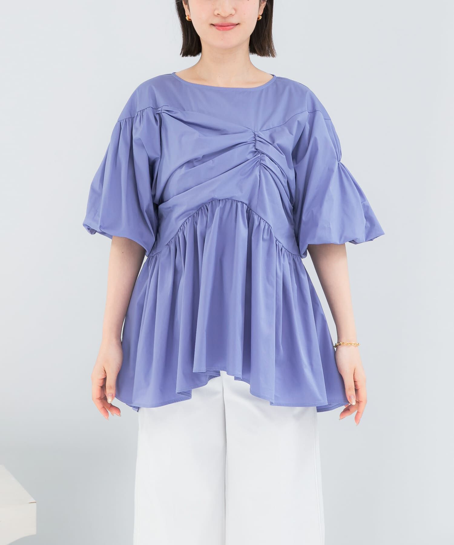 URBAN RESEARCH ROSSO「『別注』ELENDEEK&times;ROSSO　GATHER BLOUSE」|シャツ・ブラウス|