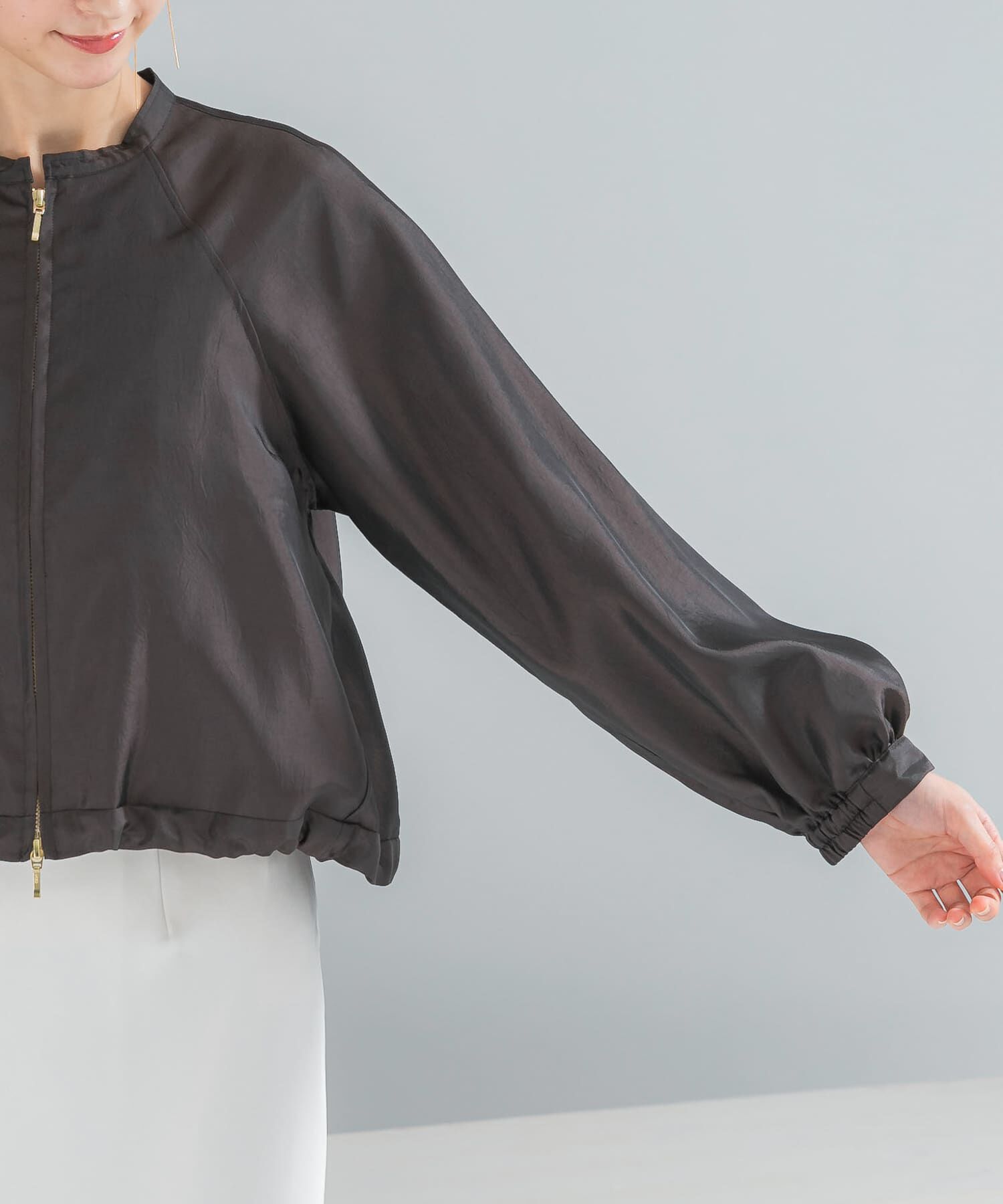 URBAN RESEARCH ROSSO「ビンテージツイルライトブルゾン」|ブルゾン・スタジャン|