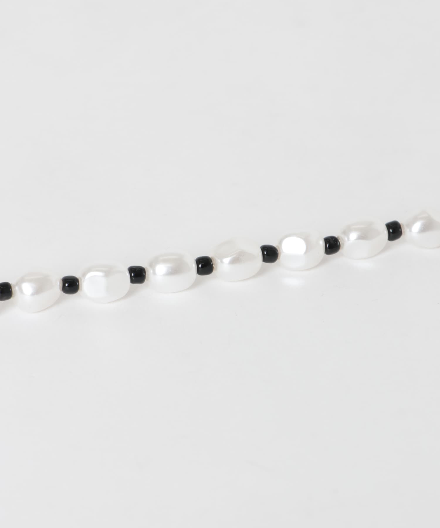 SMELLY「ステンレスパールビーズネックレス」|ネックレス|