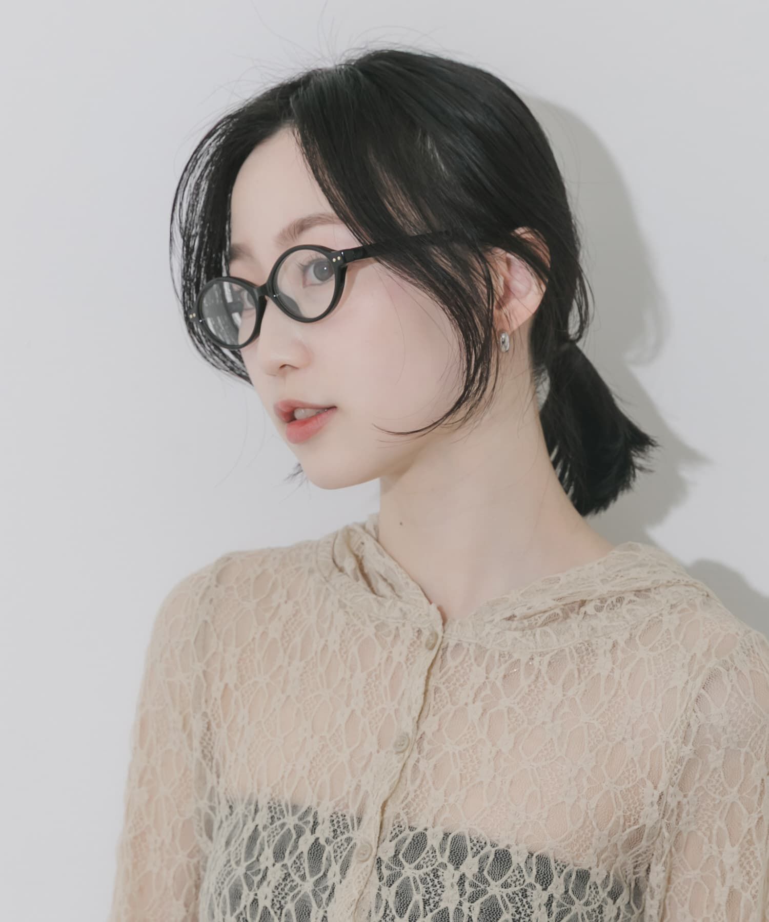 SMELLY「オーバルスリムダテメガネ」|メガネ|