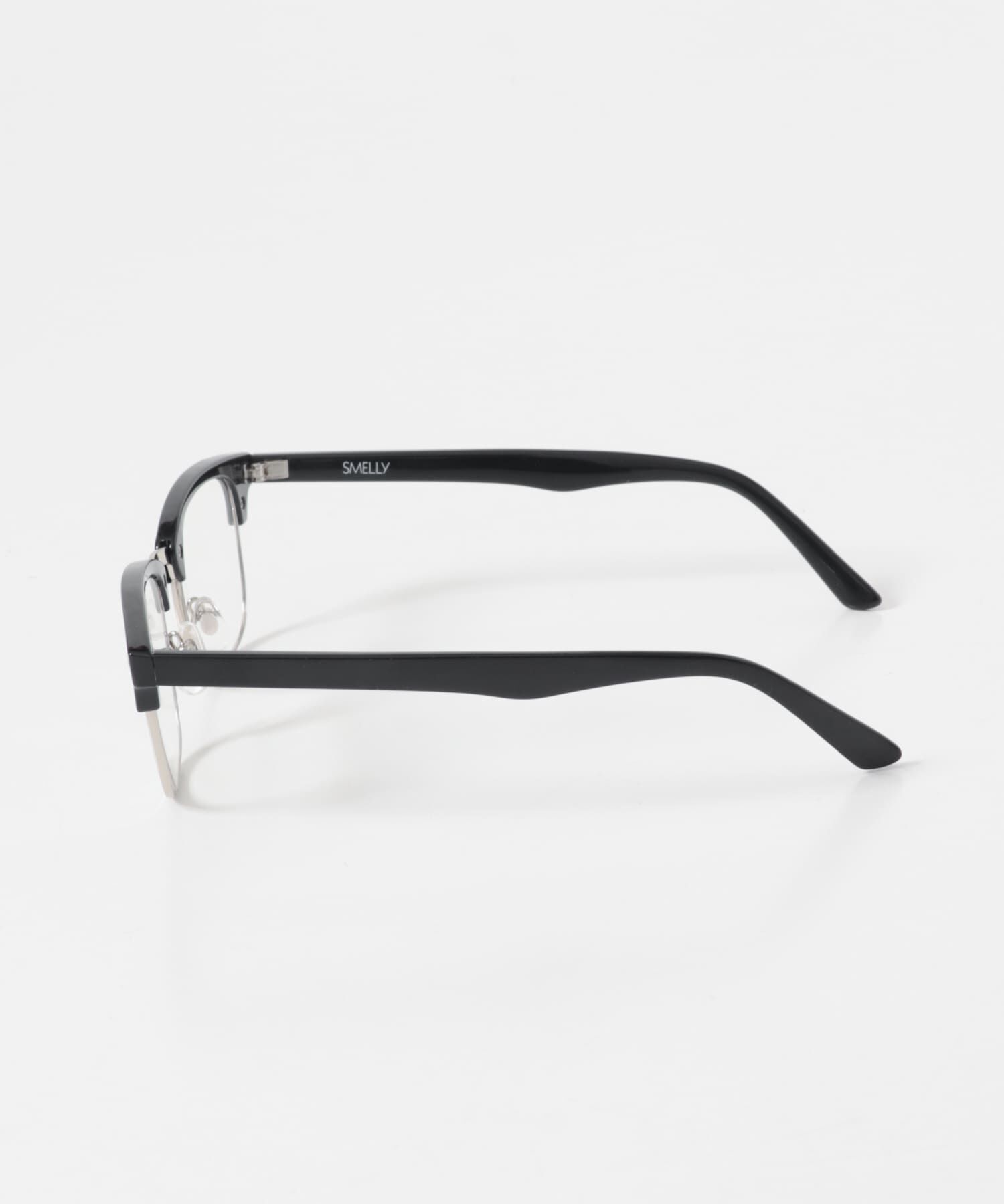 SMELLY「ハーフリムスクエアダテメガネ」|メガネ|