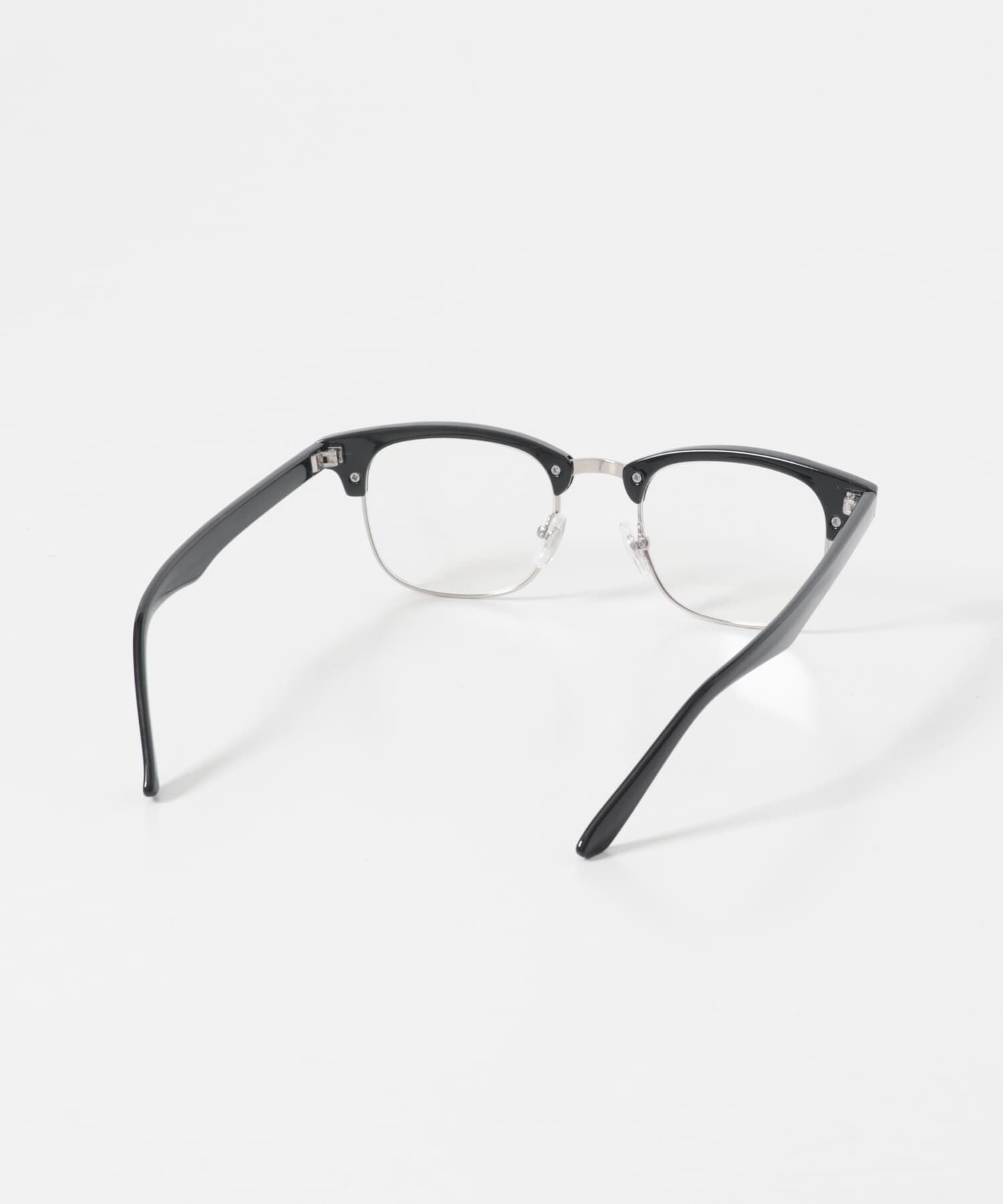 SMELLY「ハーフリムスクエアダテメガネ」|メガネ|