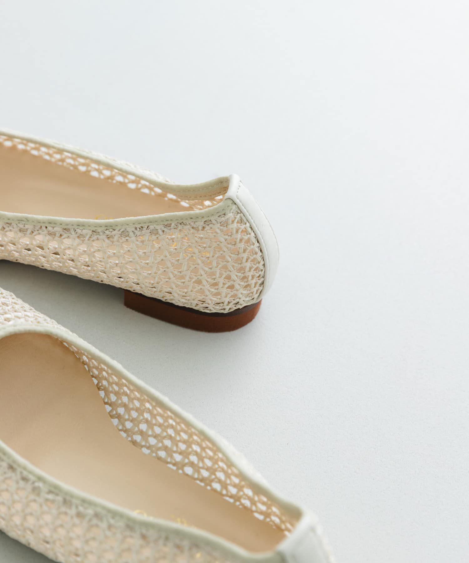 RODE SKO「『MADE IN JAPAN』 スクエアメッシュフラットシューズ」|バレエシューズ|