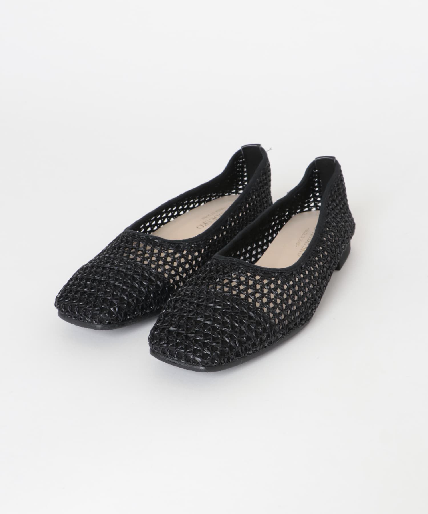 RODE SKO「『MADE IN JAPAN』 スクエアメッシュフラットシューズ」|バレエシューズ|