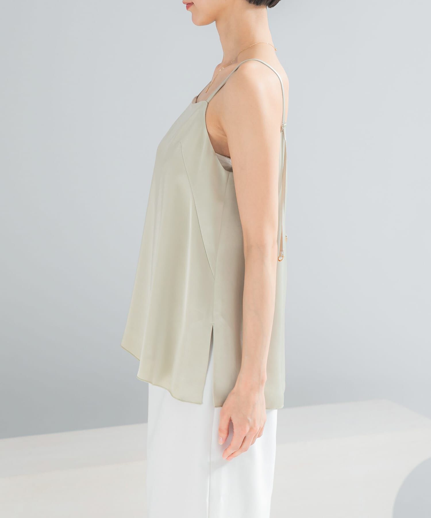 URBAN RESEARCH ROSSO「ヴィンテージシルキーサテンキャミソール」|キャミソール|