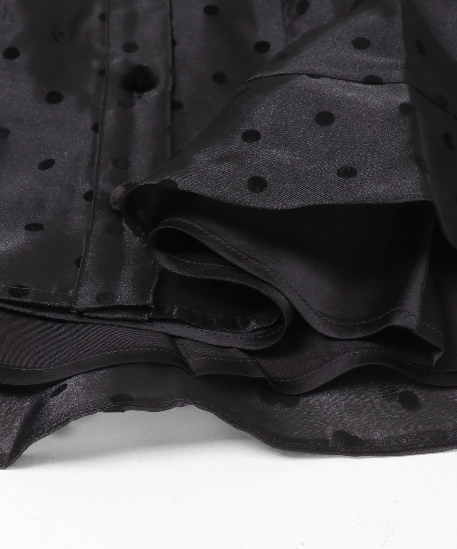 URBAN RESEARCH「GANNI　FLOCKED ORGANZA PEPLUM SHIRTS」|シャツ・ブラウス|