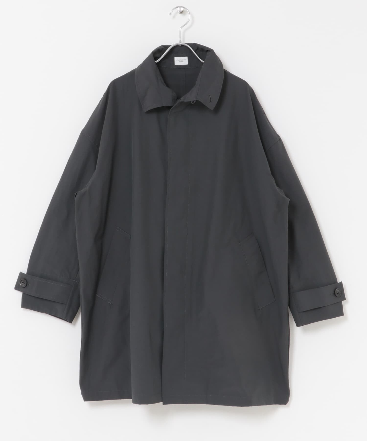 URBAN RESEARCH DOORS「『撥水』スタンドミドルコート」|ステンカラーコート|