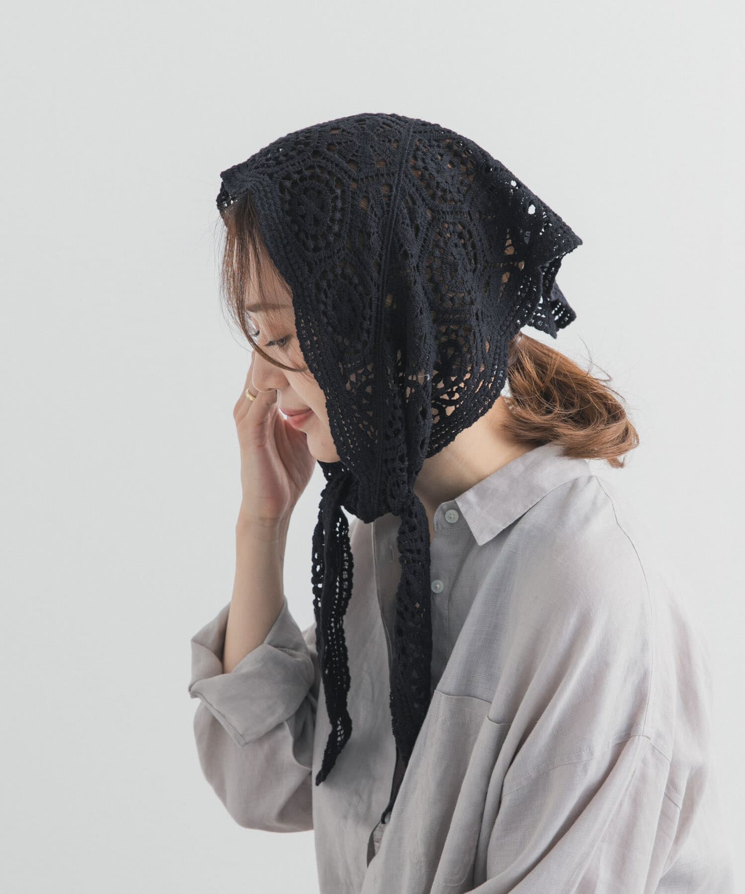 URBAN RESEARCH DOORS「レーススカーフ」|ストール|