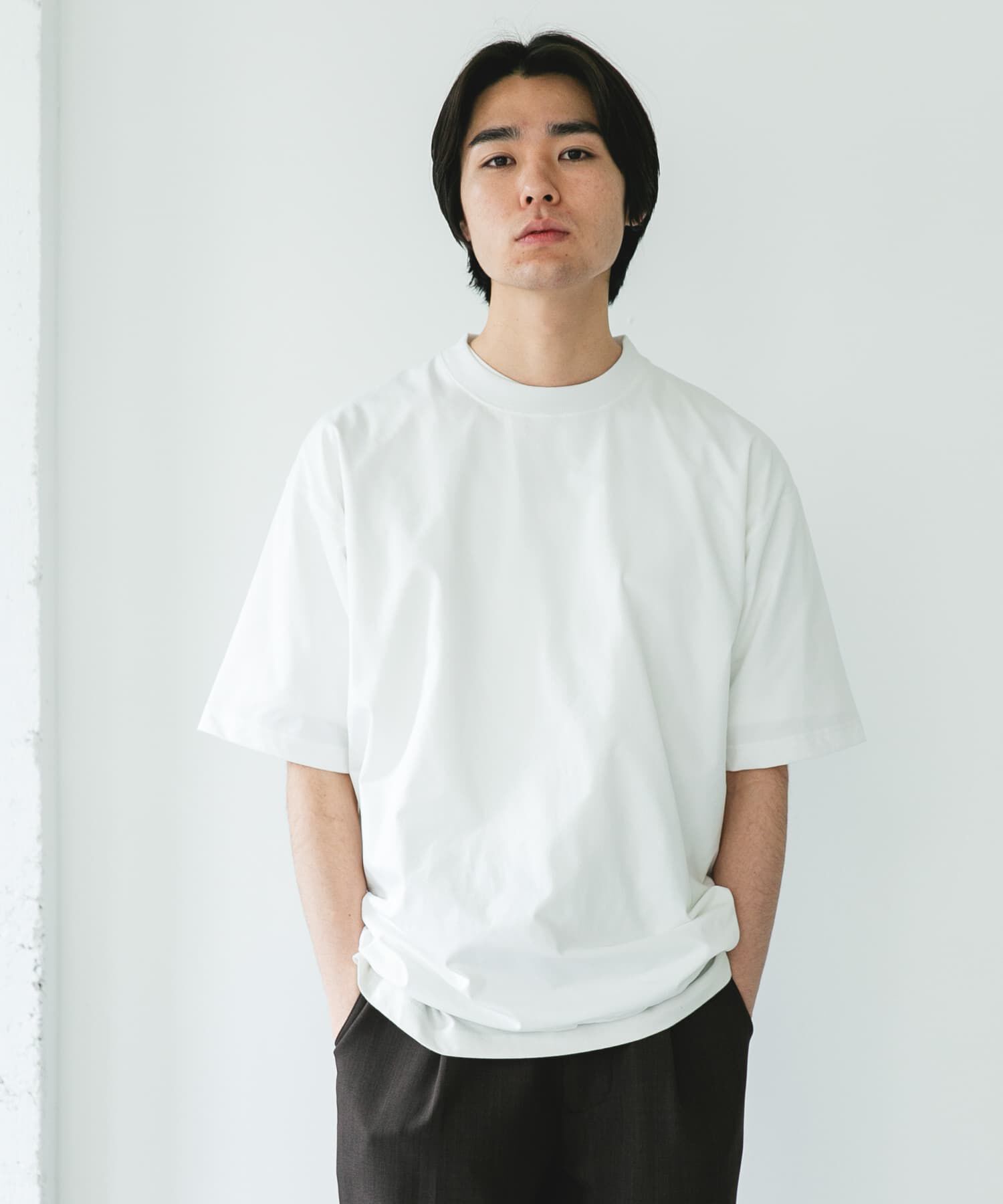 URBAN RESEARCH DOORS「クイックドライ ドロストショートスリーブTシャツ」|Tシャツ・カットソー|
