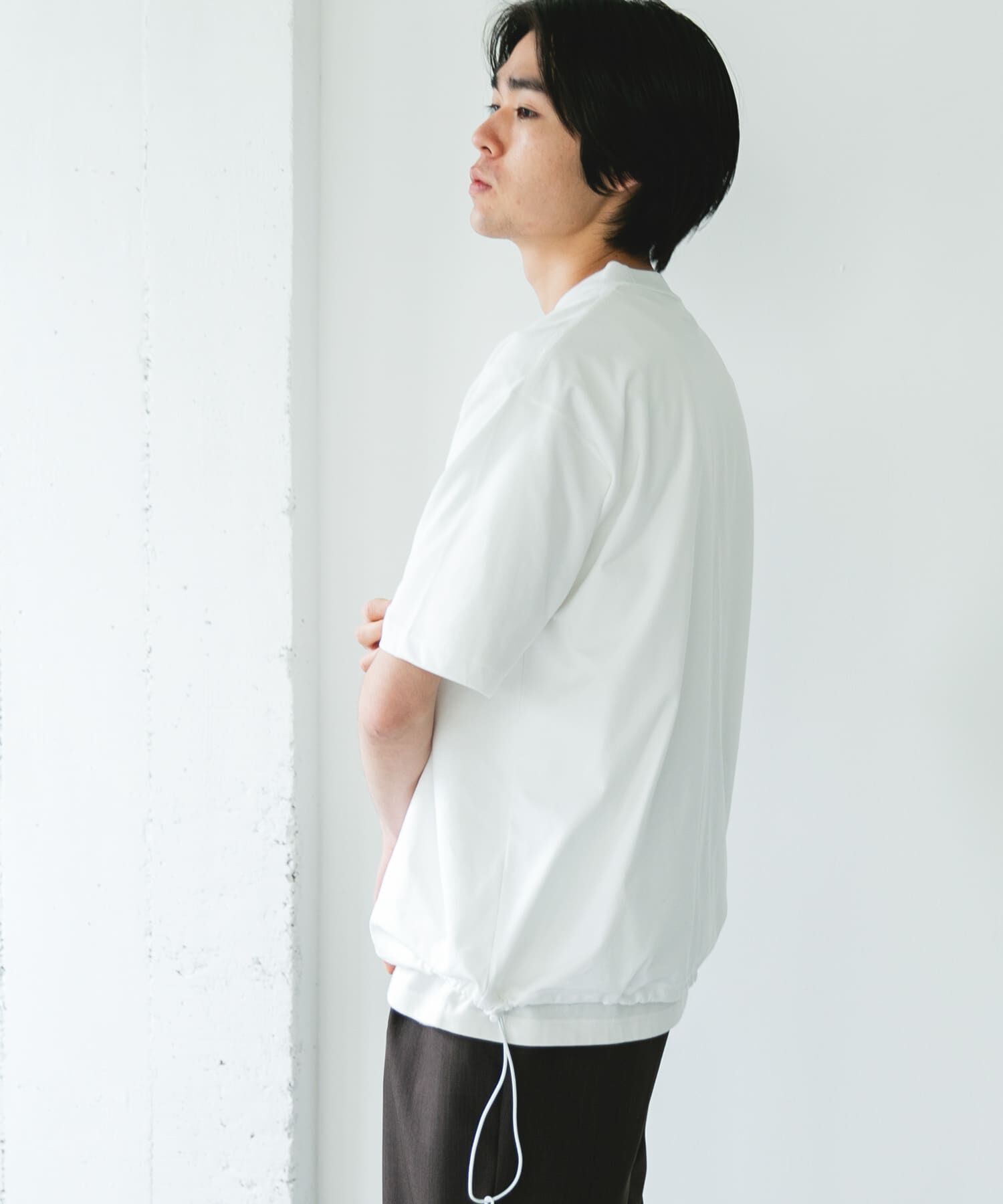 URBAN RESEARCH DOORS「クイックドライ ドロストショートスリーブTシャツ」|Tシャツ・カットソー|