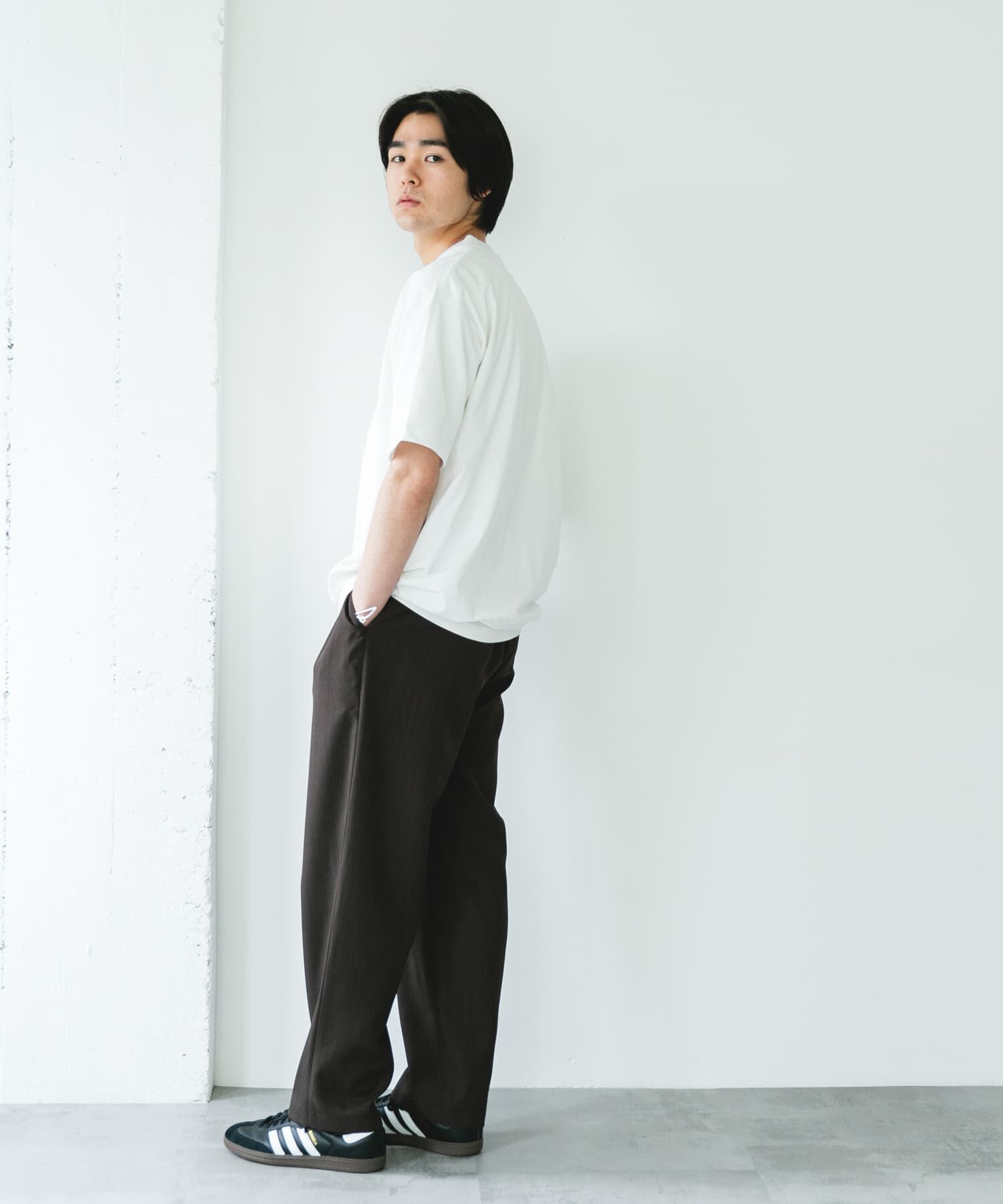 URBAN RESEARCH DOORS「クイックドライ ドロストショートスリーブTシャツ」|Tシャツ・カットソー|