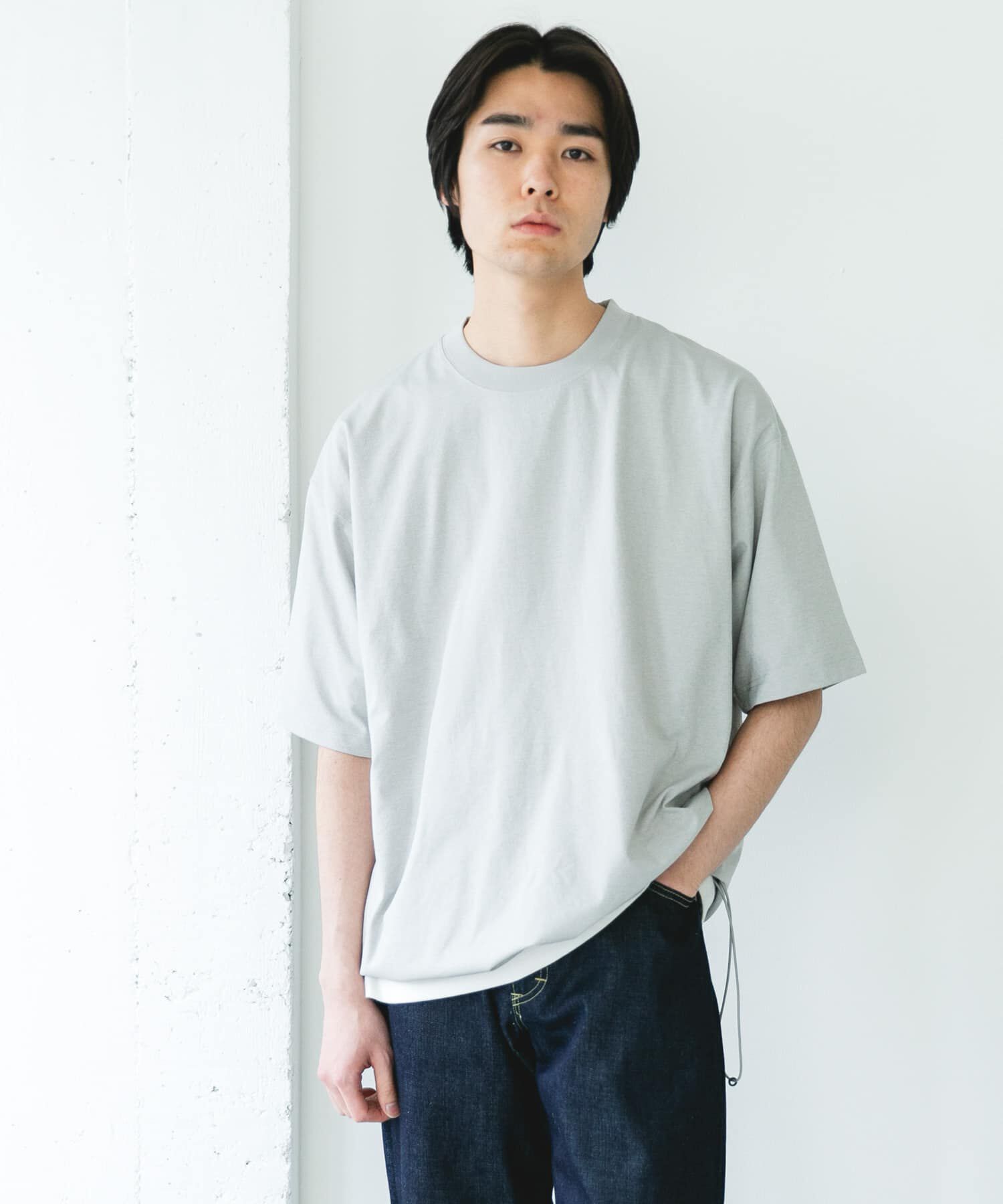 URBAN RESEARCH DOORS「クイックドライ ドロストショートスリーブTシャツ」|Tシャツ・カットソー|