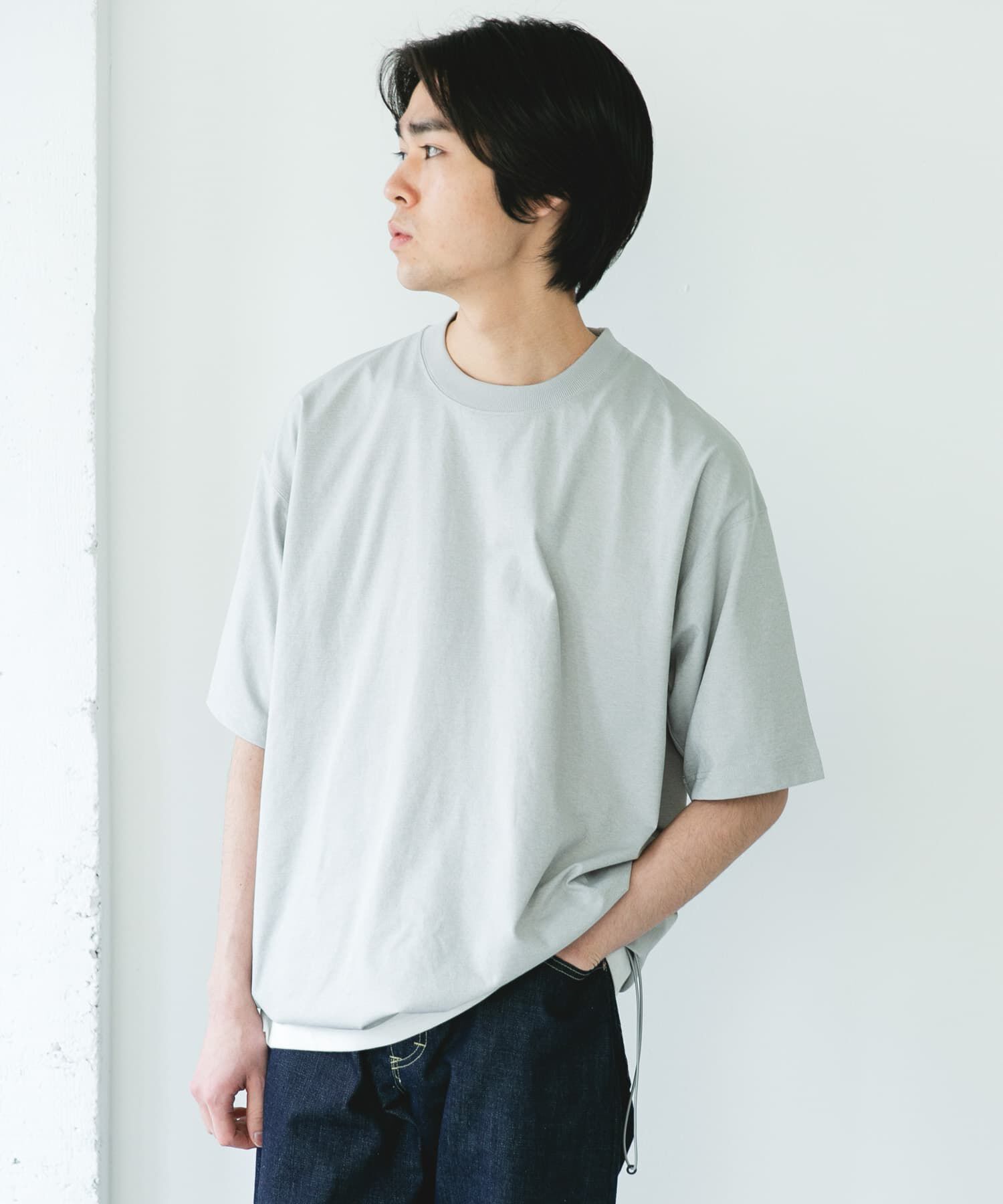 URBAN RESEARCH DOORS「クイックドライ ドロストショートスリーブTシャツ」|Tシャツ・カットソー|