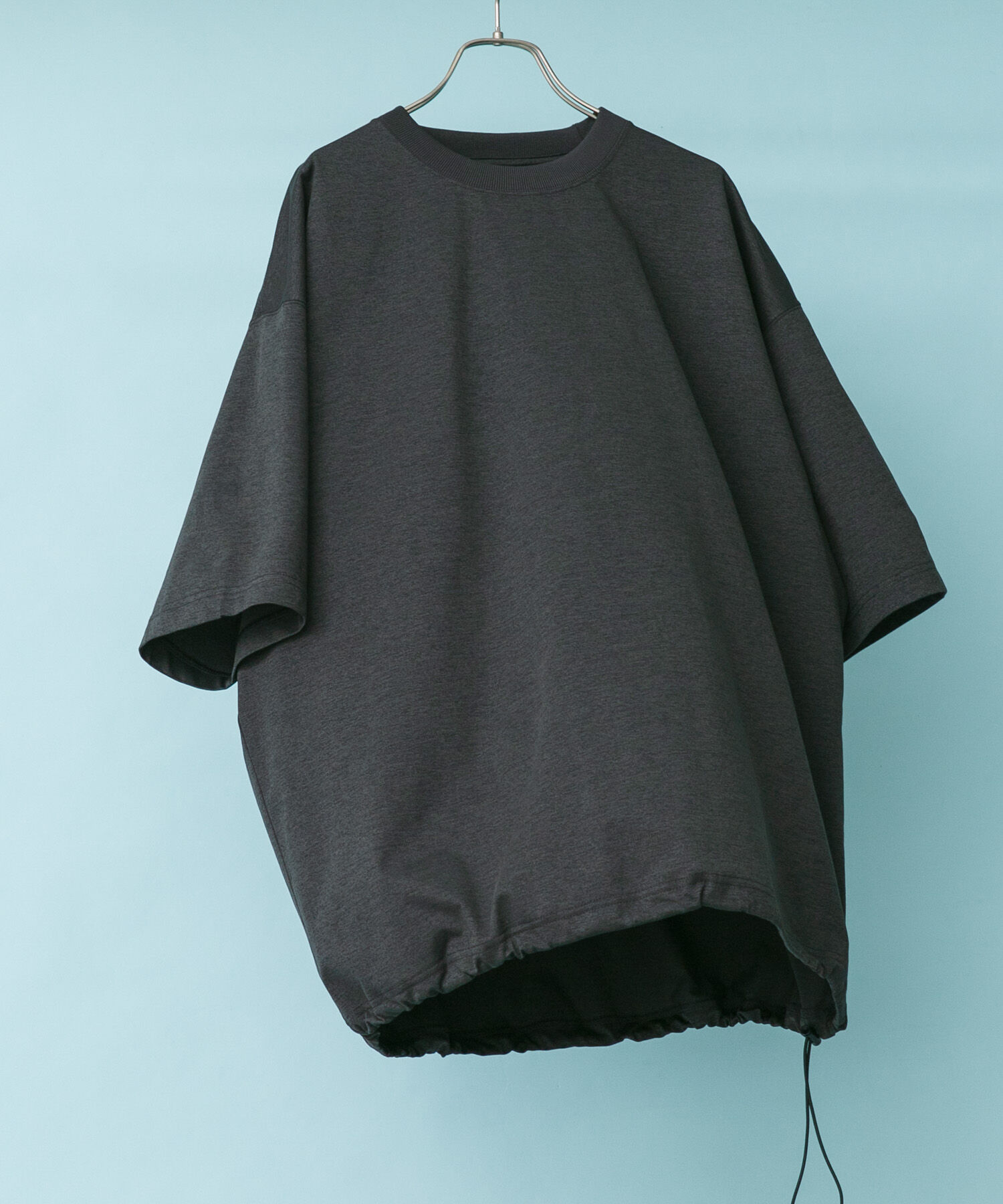 URBAN RESEARCH DOORS「クイックドライ ドロストショートスリーブTシャツ」|Tシャツ・カットソー|チャコールグレー