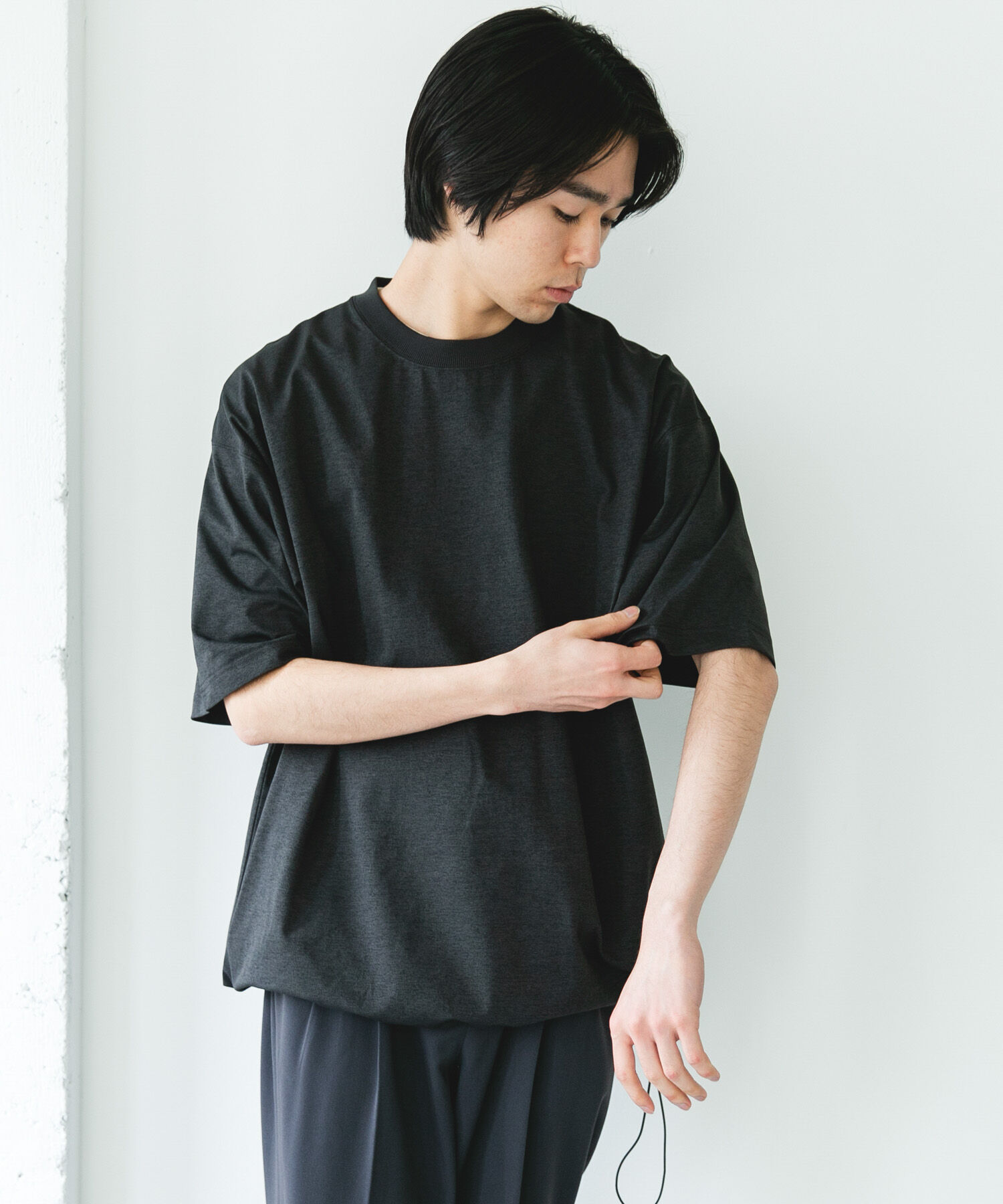 URBAN RESEARCH DOORS「クイックドライ ドロストショートスリーブTシャツ」|Tシャツ・カットソー|