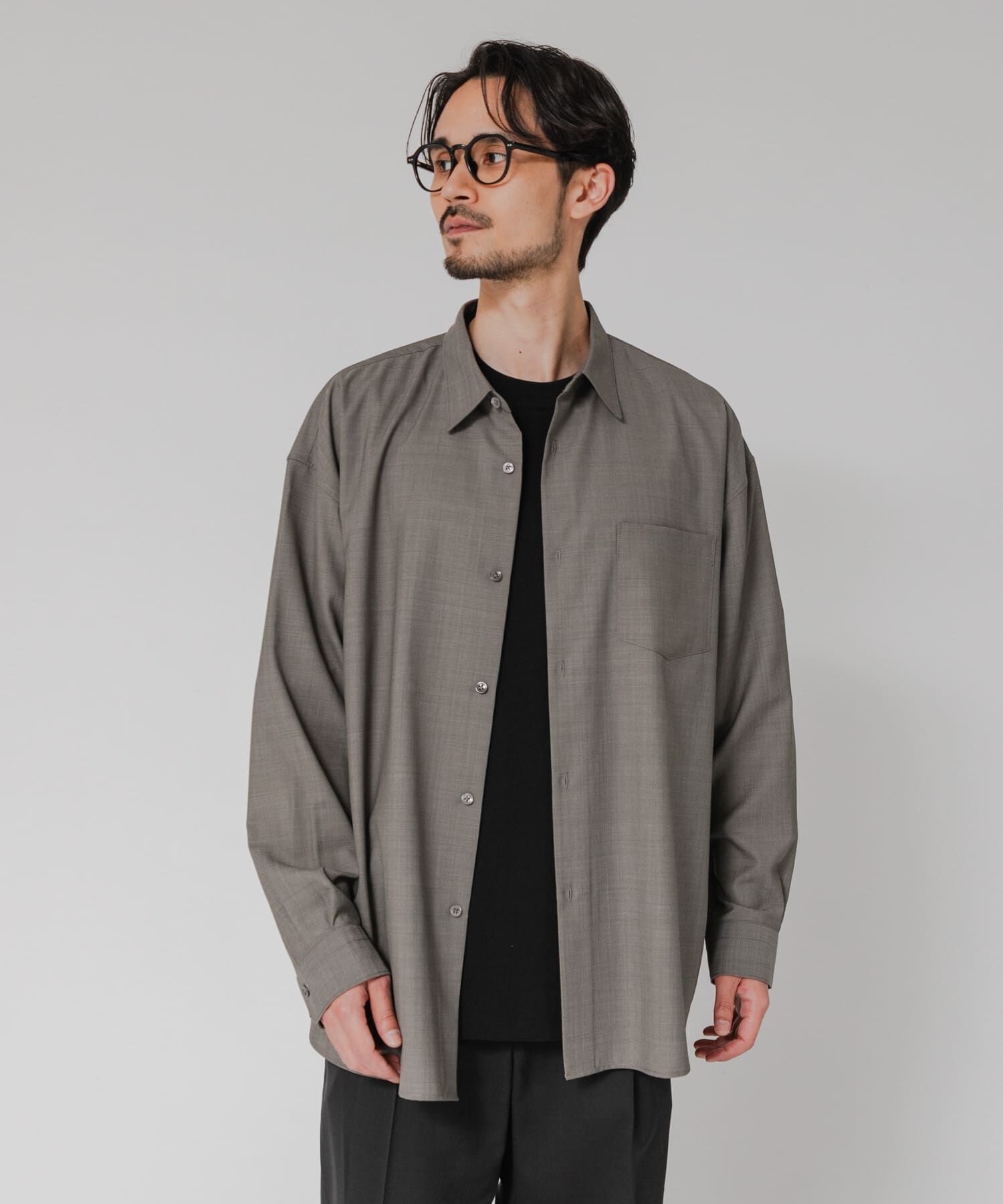 URBAN RESEARCH「WASHABLE WOOL OVER SHIRTS」|シャツ・ブラウス|