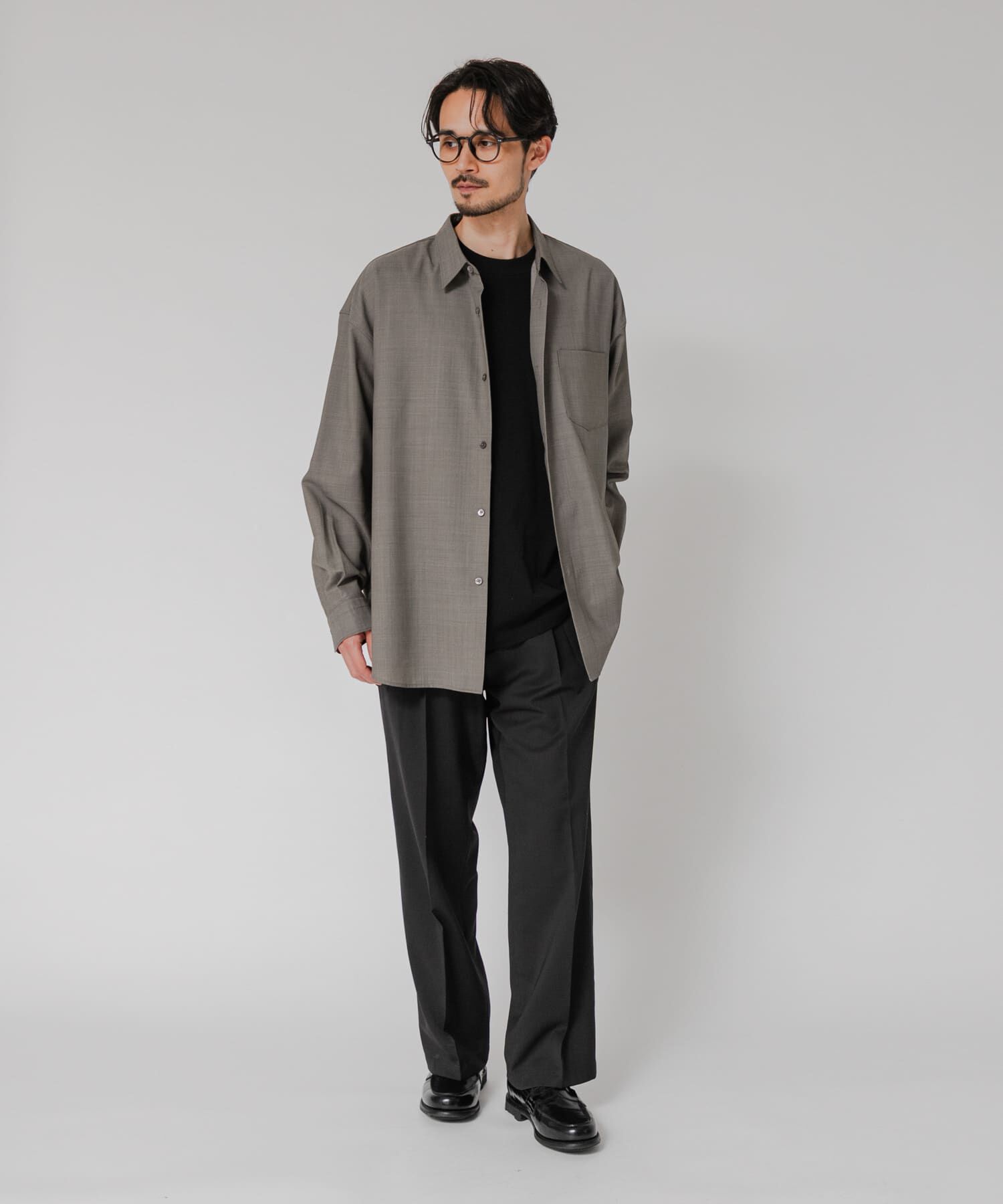 URBAN RESEARCH「WASHABLE WOOL OVER SHIRTS」|シャツ・ブラウス|