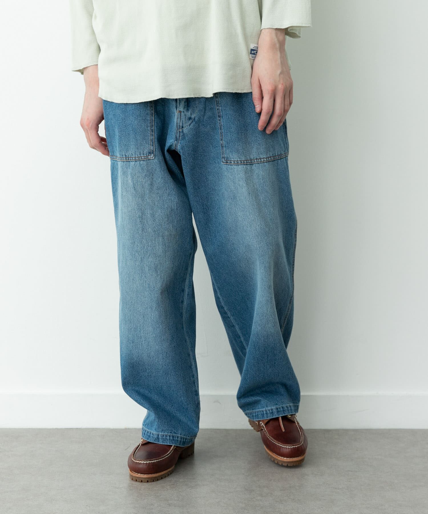 Sonny Label 「ARMY TWILL　DENIM BAKER PANTS」|デニム|ブルー