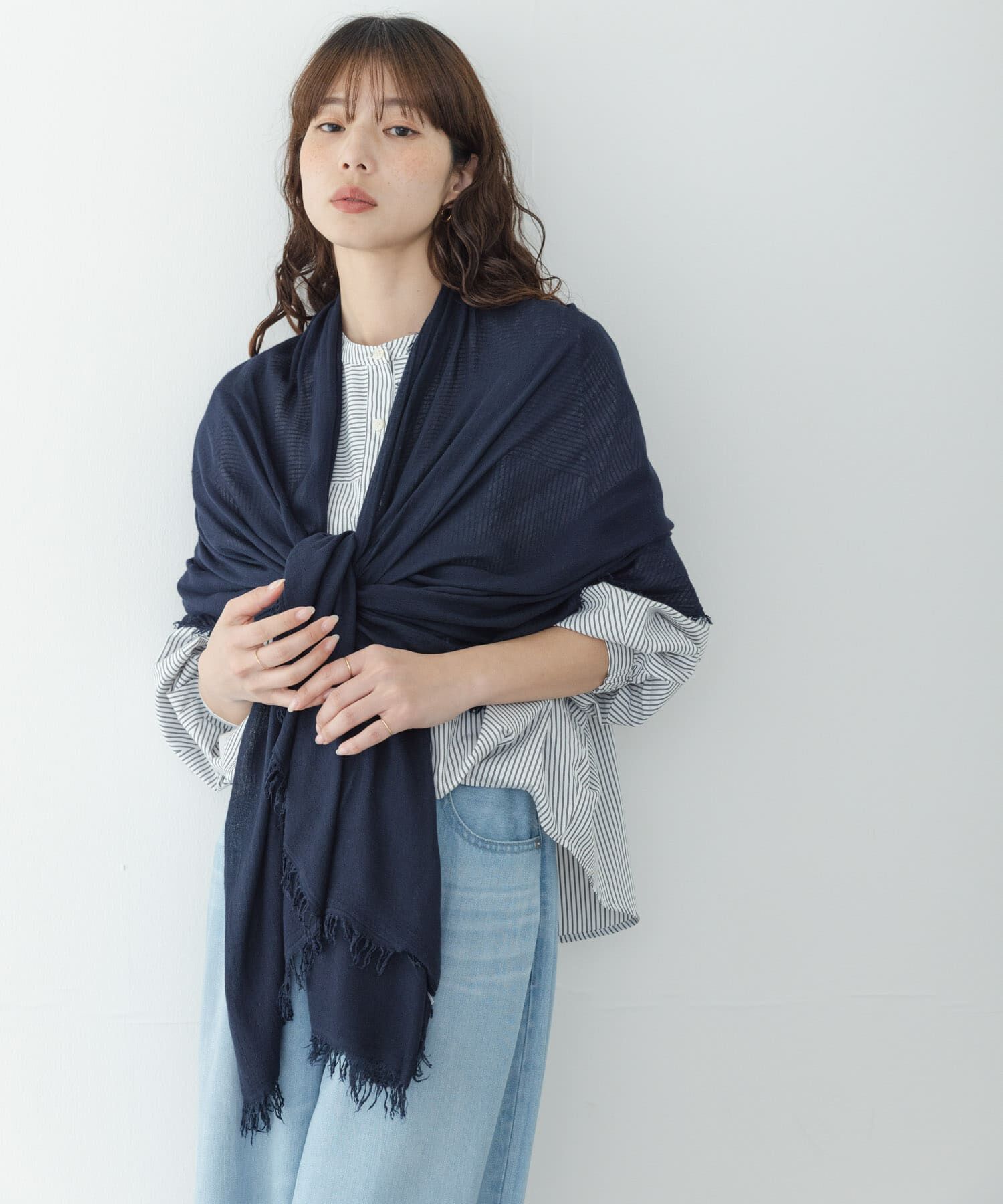 Sonny Label 「イタリア製なめらかレーヨンストール」|ストール|