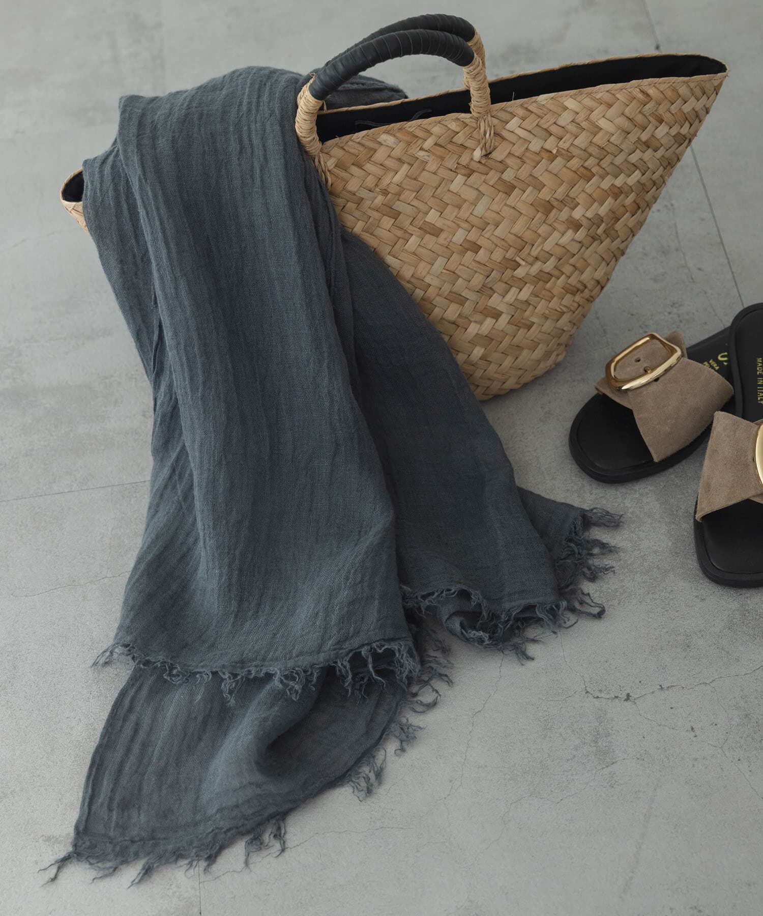 Sonny Label 「イタリア製リネンストール」|ストール|