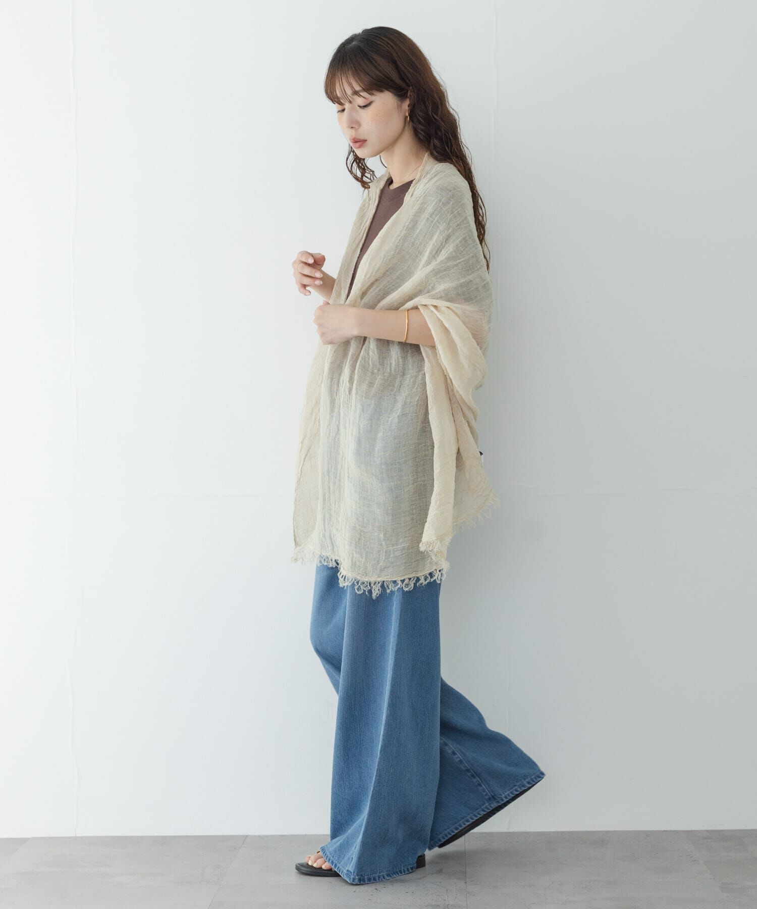 Sonny Label 「イタリア製リネンストール」|ストール|