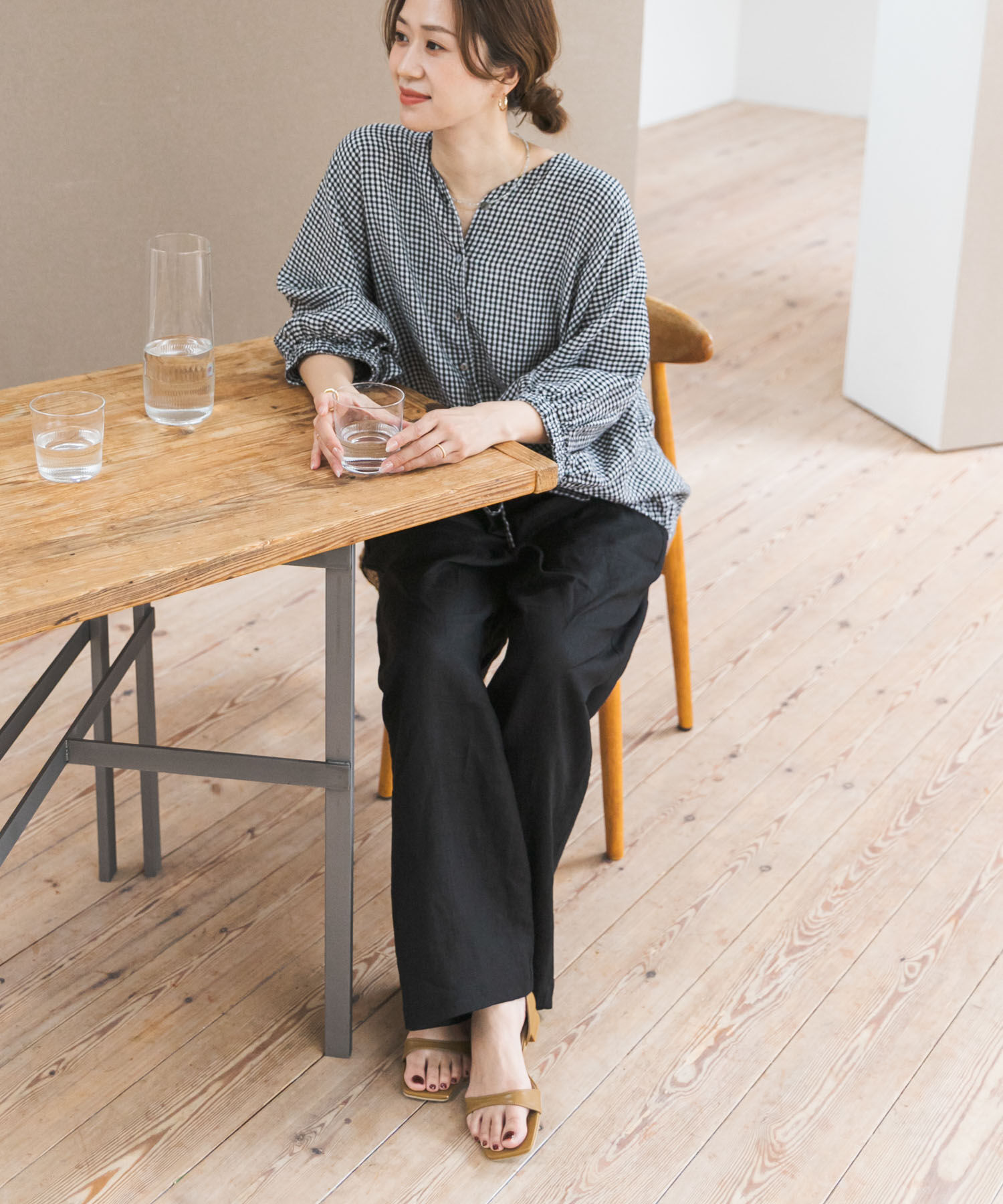 URBAN RESEARCH DOORS「リネンイージーパンツ」|その他|