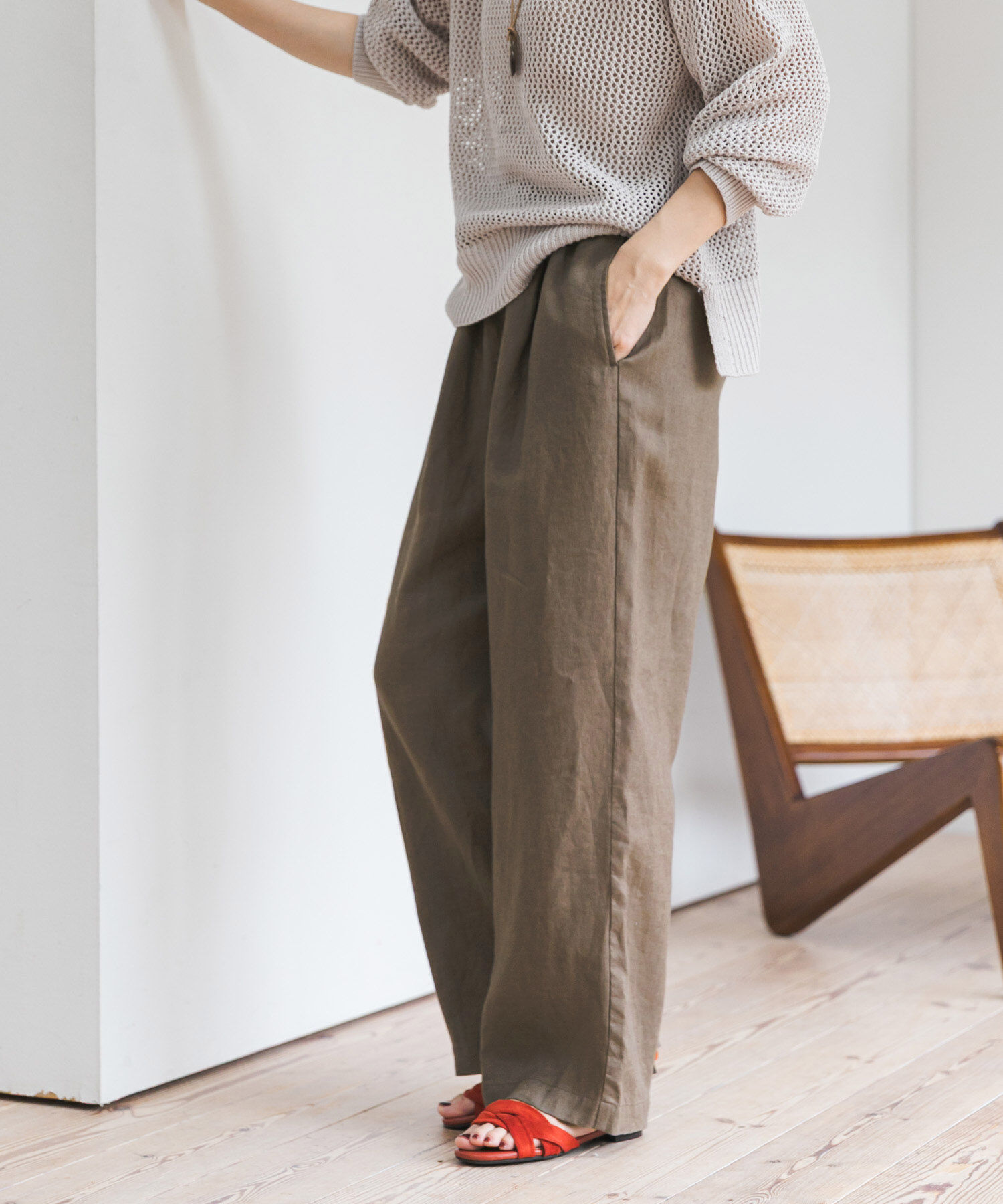 URBAN RESEARCH DOORS「リネンイージーパンツ」|その他|