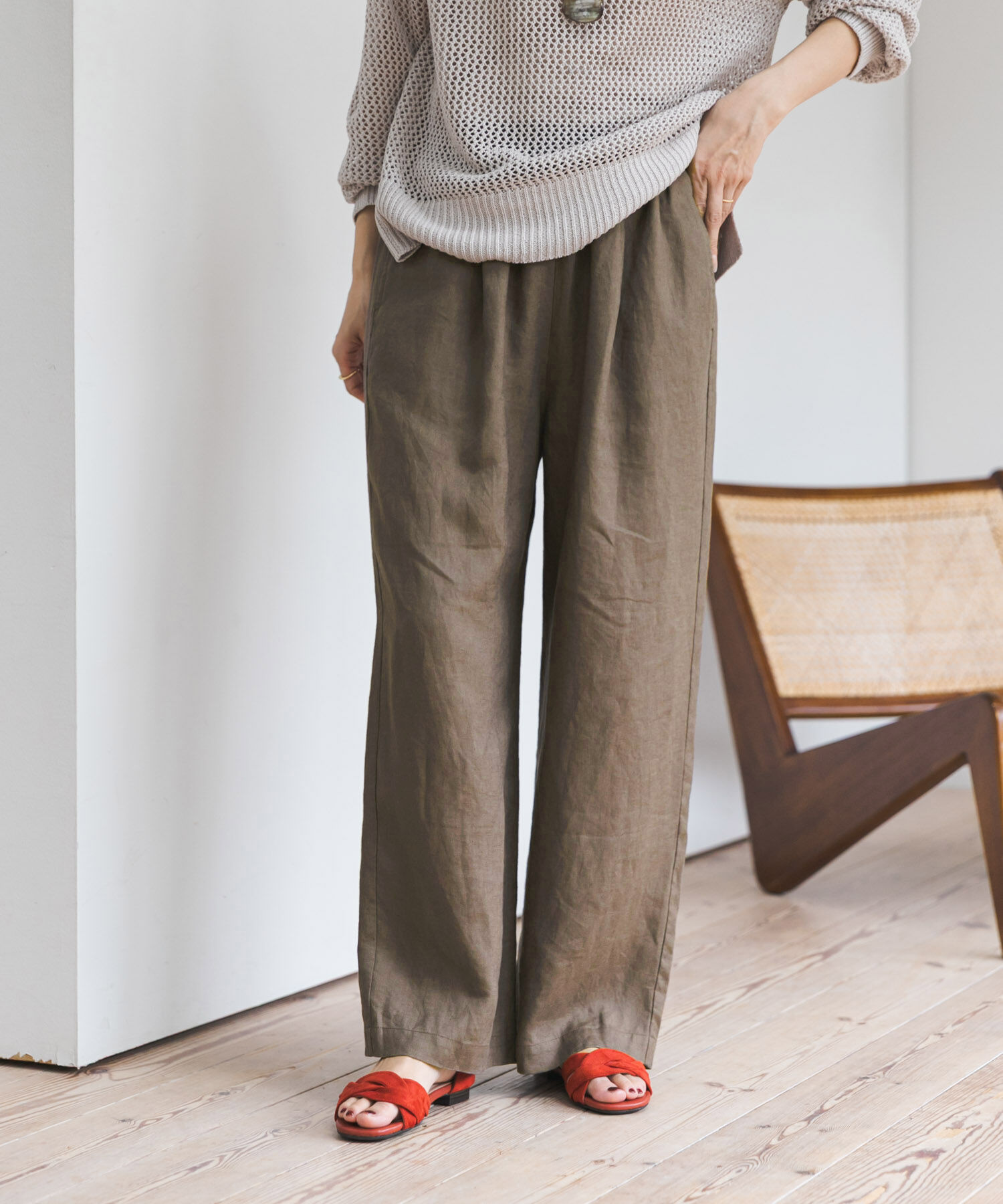 URBAN RESEARCH DOORS「リネンイージーパンツ」|その他|