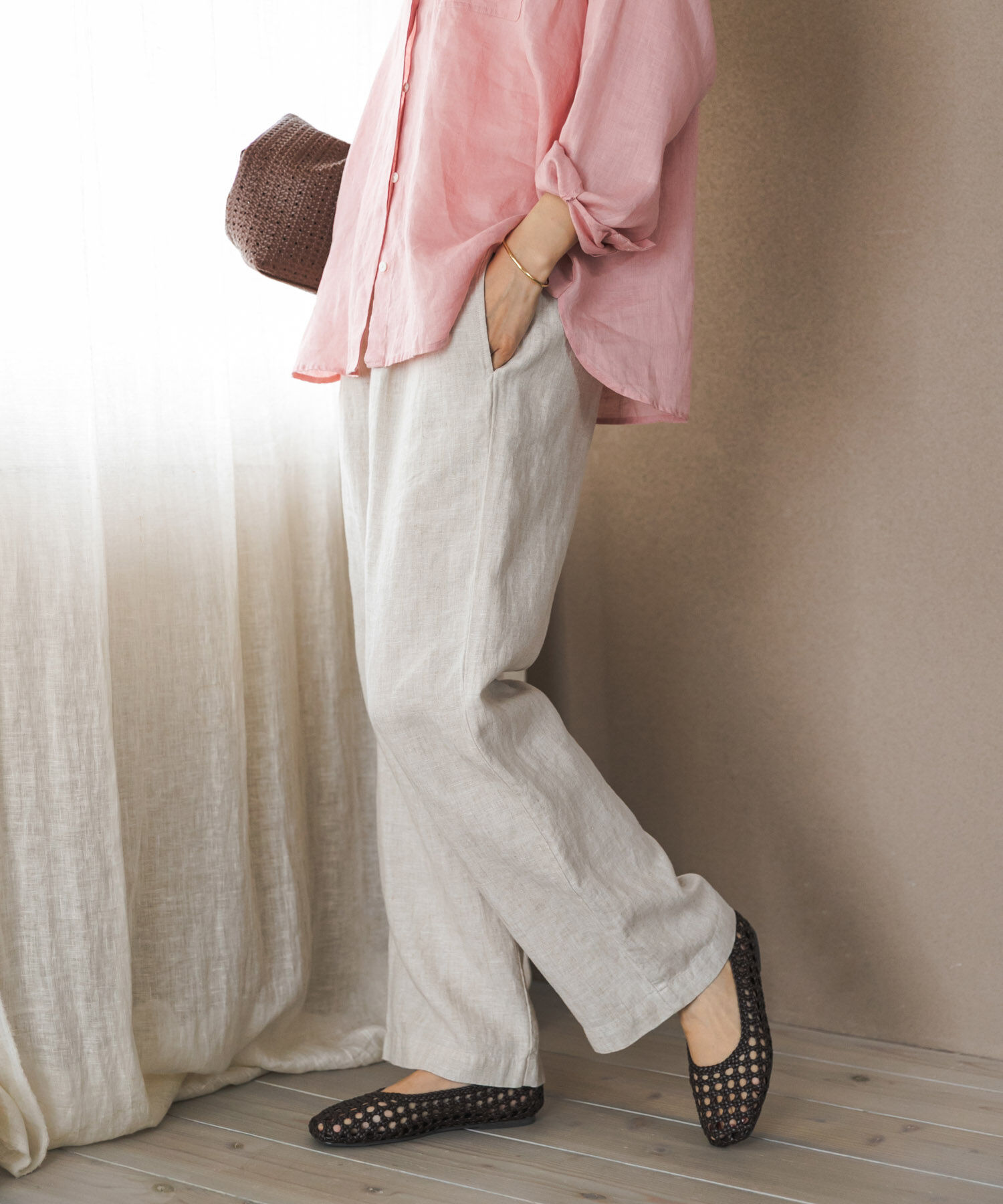 URBAN RESEARCH DOORS「リネンイージーパンツ」|その他|