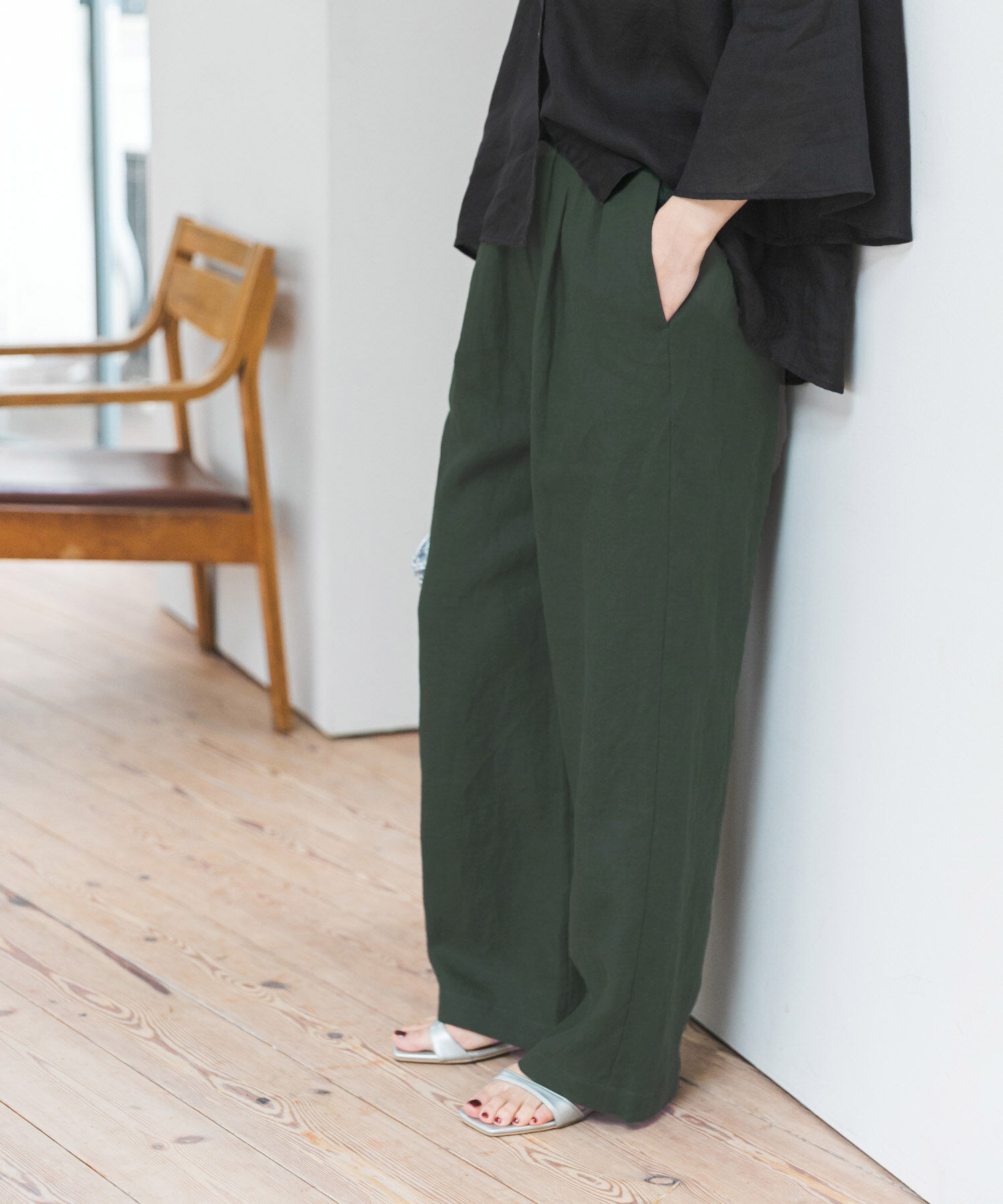 URBAN RESEARCH DOORS「リネンイージーパンツ」|その他|