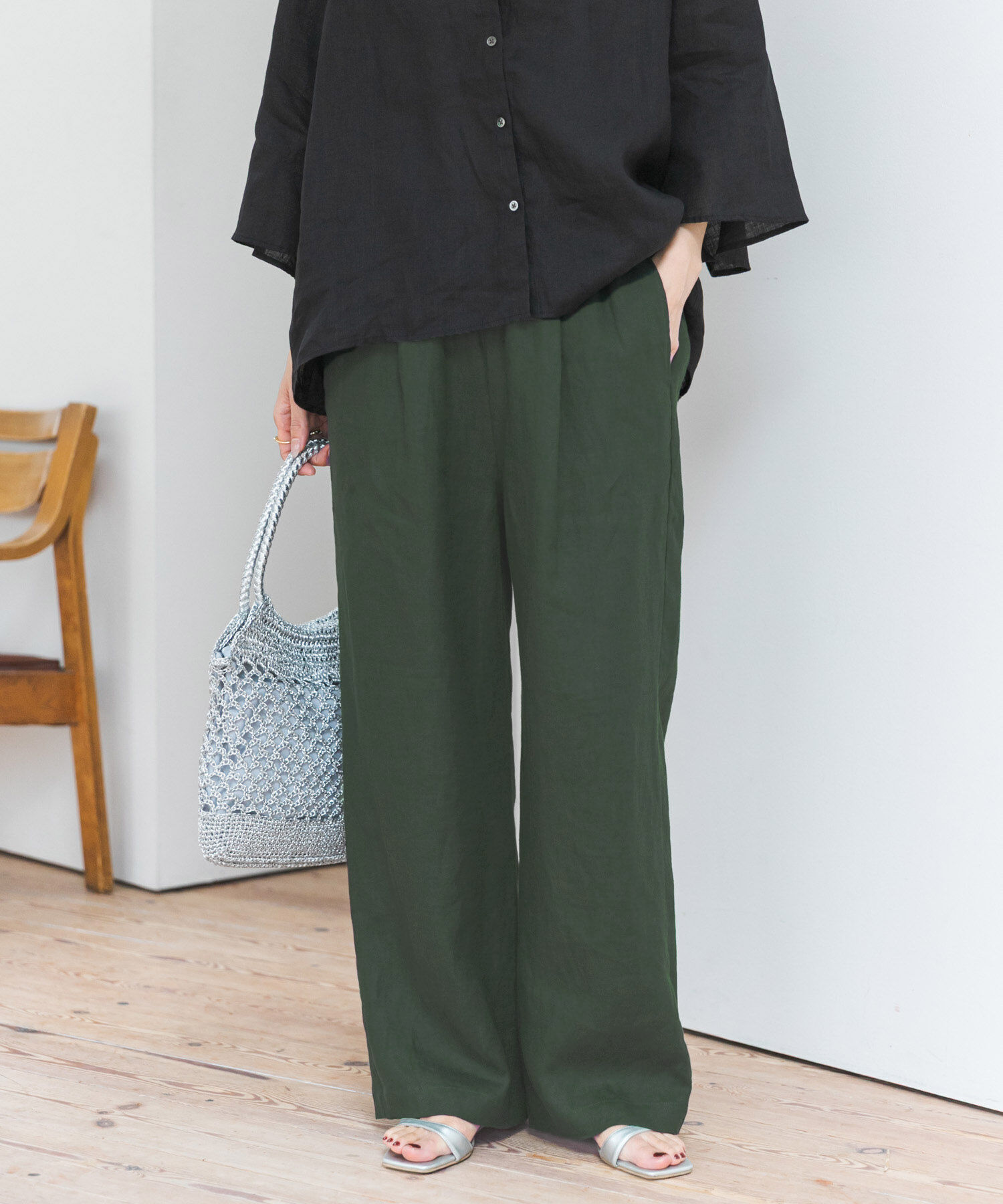 URBAN RESEARCH DOORS「リネンイージーパンツ」|その他|