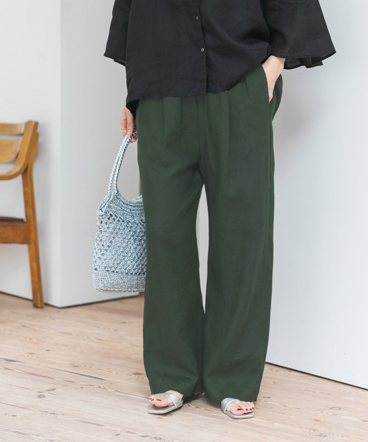 URBAN RESEARCH DOORS「リネンイージーパンツ」|その他|