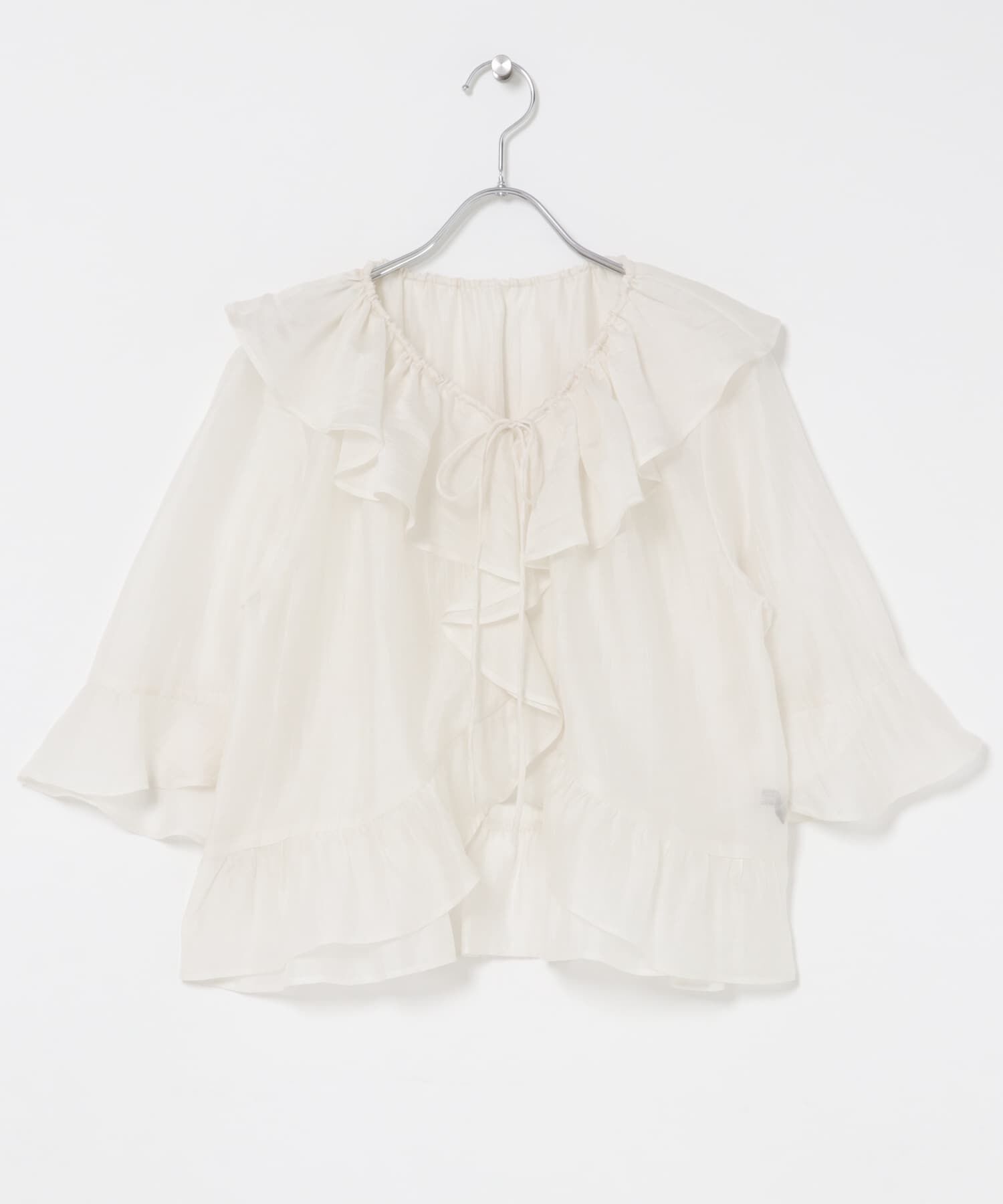 URBAN RESEARCH ROSSO「シアーフリルブラウス」|シャツ・ブラウス|