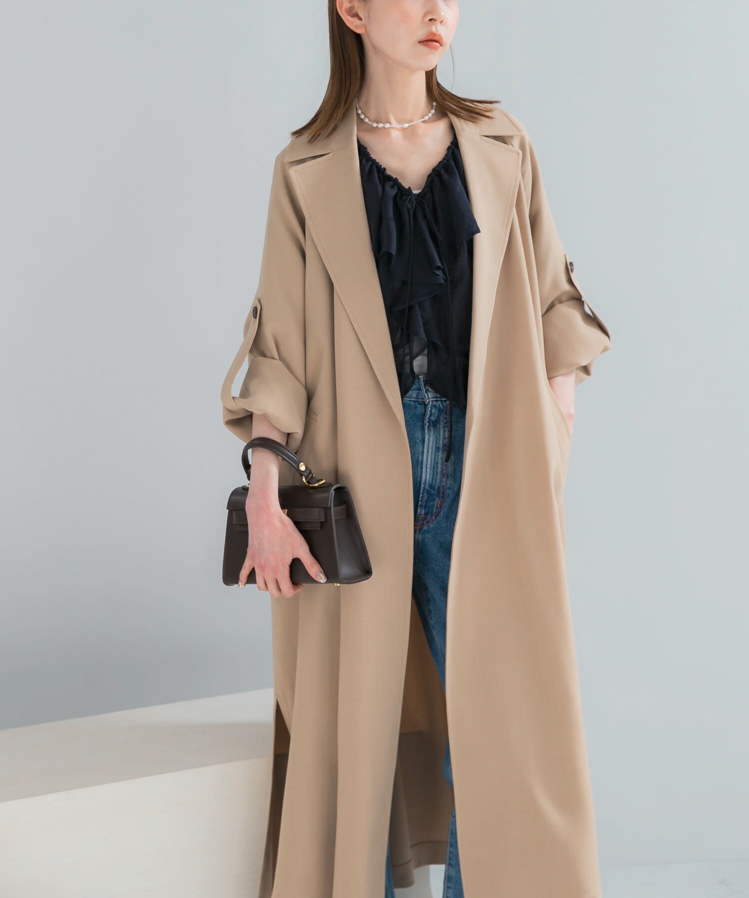 URBAN RESEARCH ROSSO「シアーフリルブラウス」|シャツ・ブラウス|