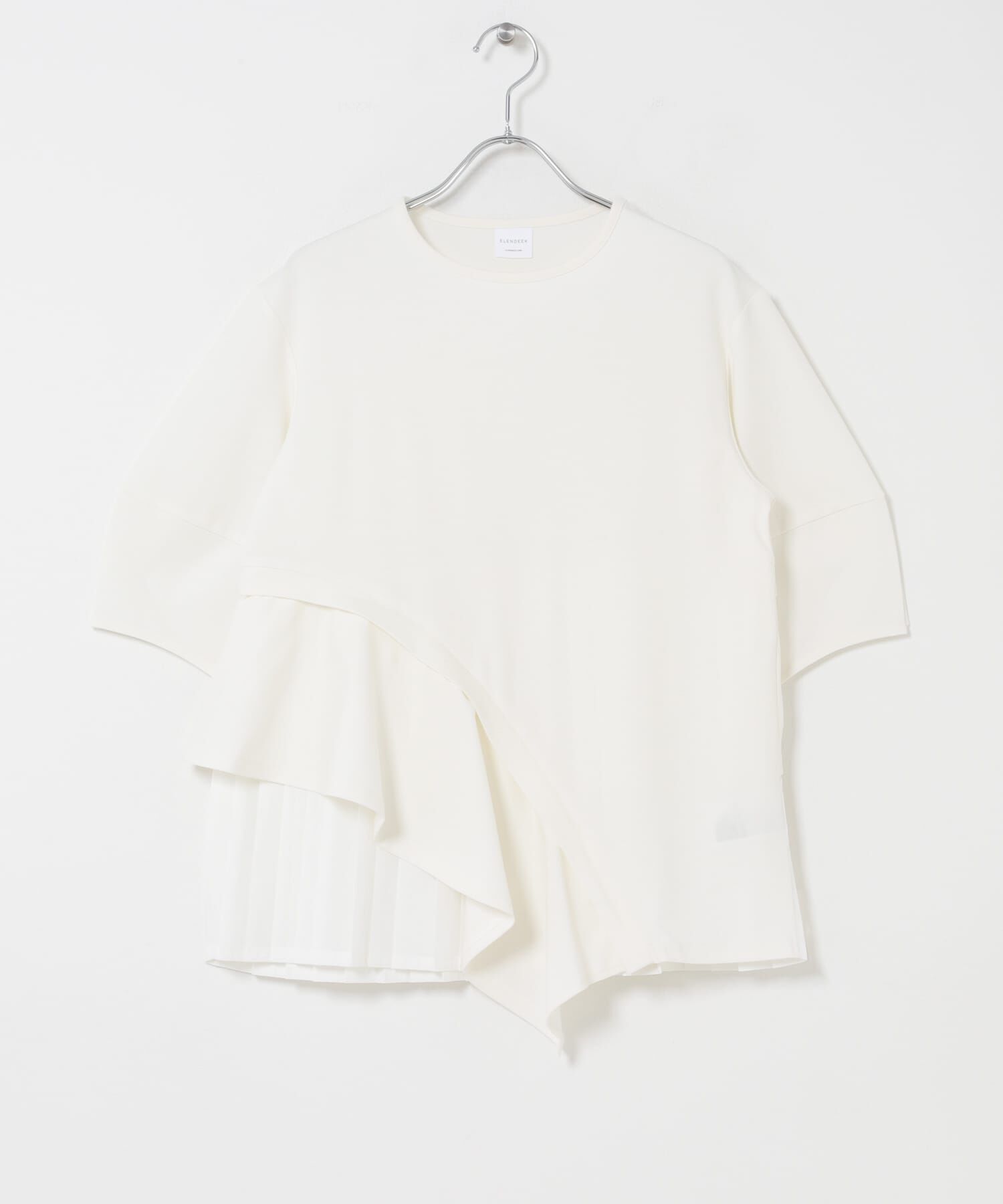 URBAN RESEARCH ROSSO「ELENDEEK　SLIDE FLARE DOCKING CUT AND SEWN」|Tシャツ・カットソー|