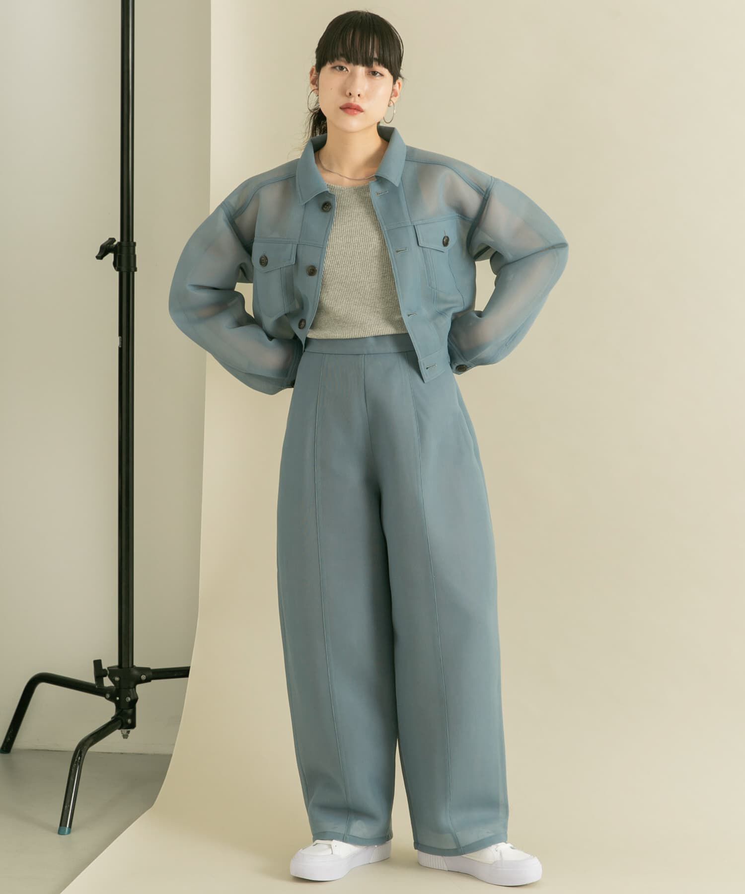  「シアーダンボールジャケット」|その他|ブルー系その他