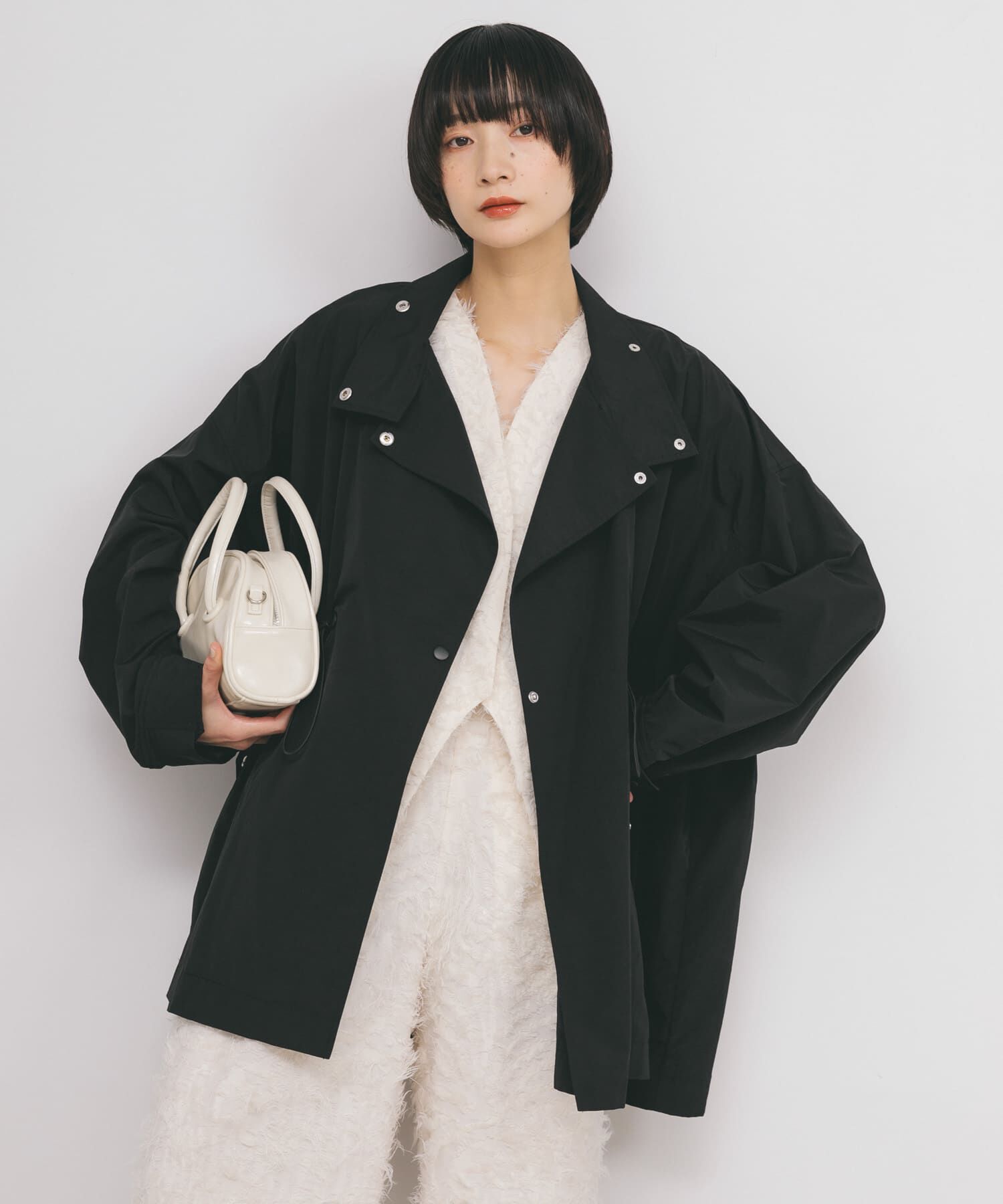  「スタンドカラーBIGナイロンジャケット」|その他|