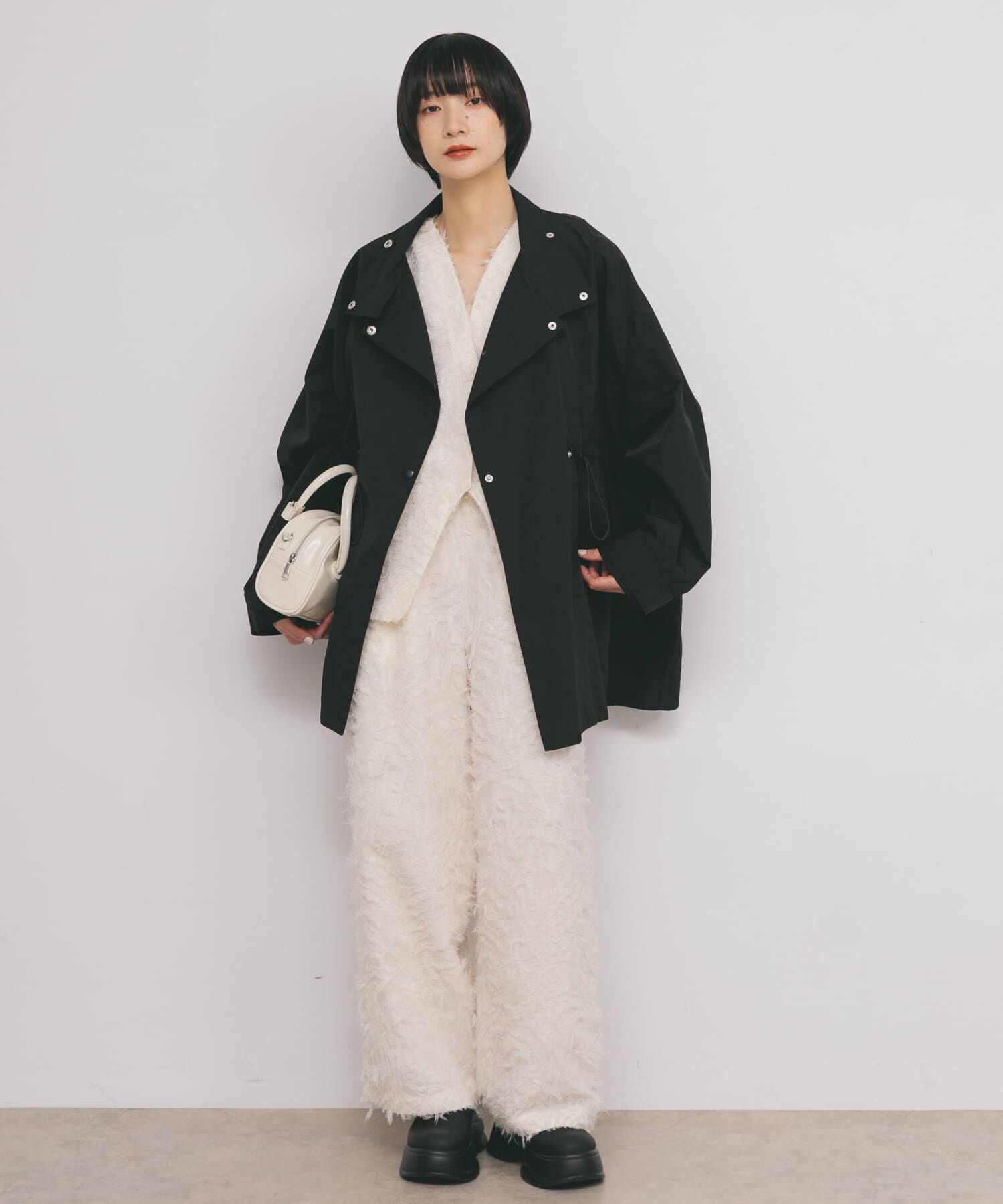  「スタンドカラーBIGナイロンジャケット」|その他|