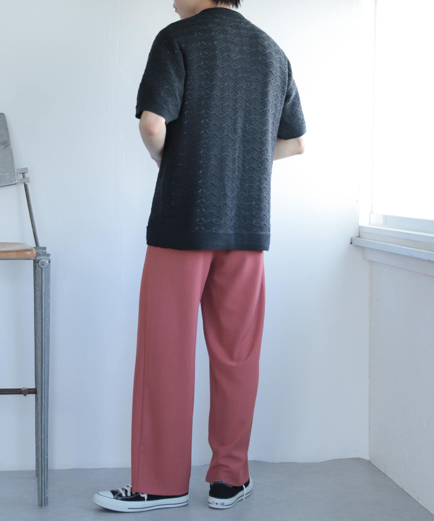 SENSE OF PLACE by URBAN RESEARCH「『ユニセックス』『洗濯可』レースアミカーディガン(5分袖)」|カーディガン|