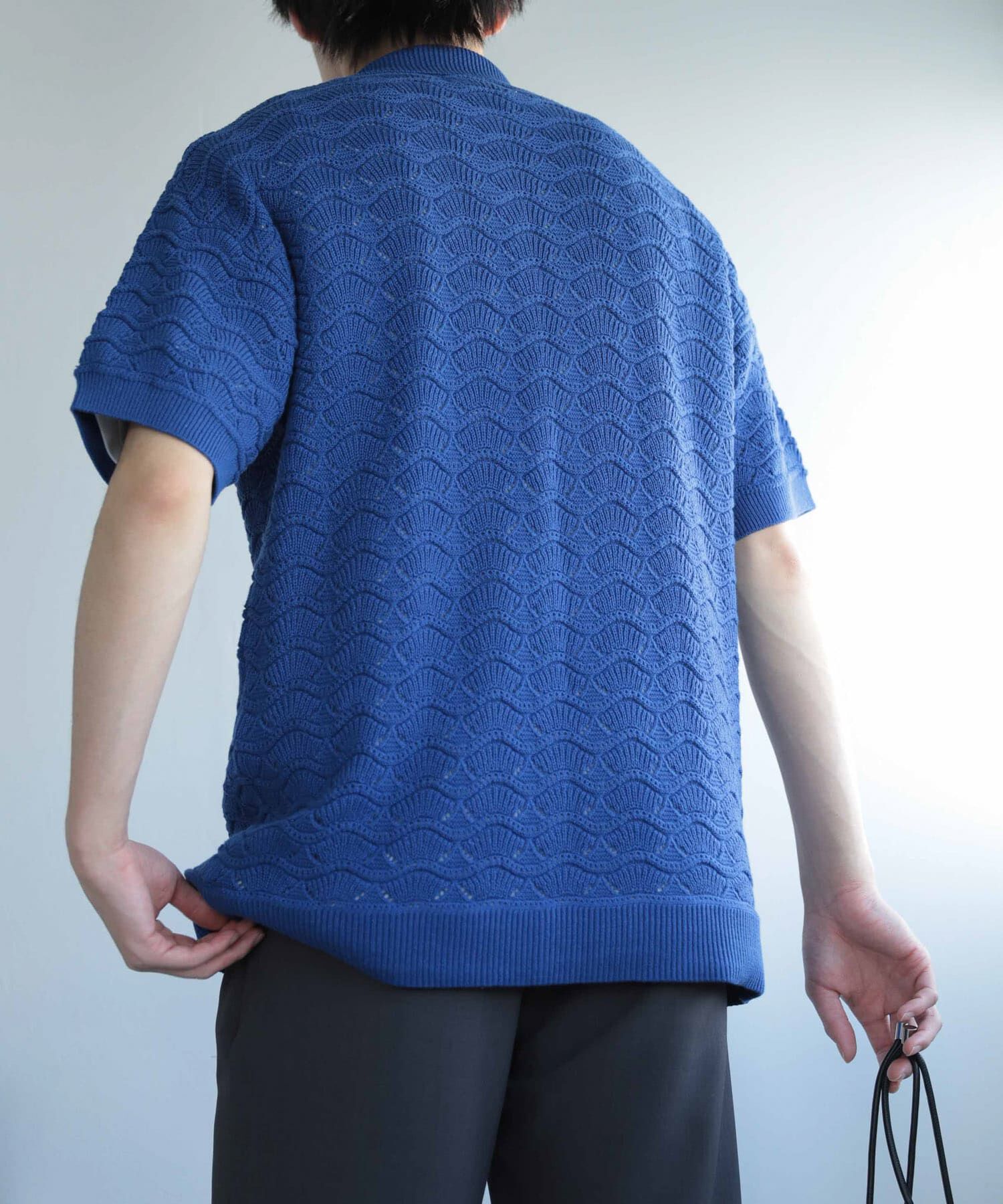 SENSE OF PLACE by URBAN RESEARCH「『ユニセックス』『洗濯可』レースアミカーディガン(5分袖)」|カーディガン|