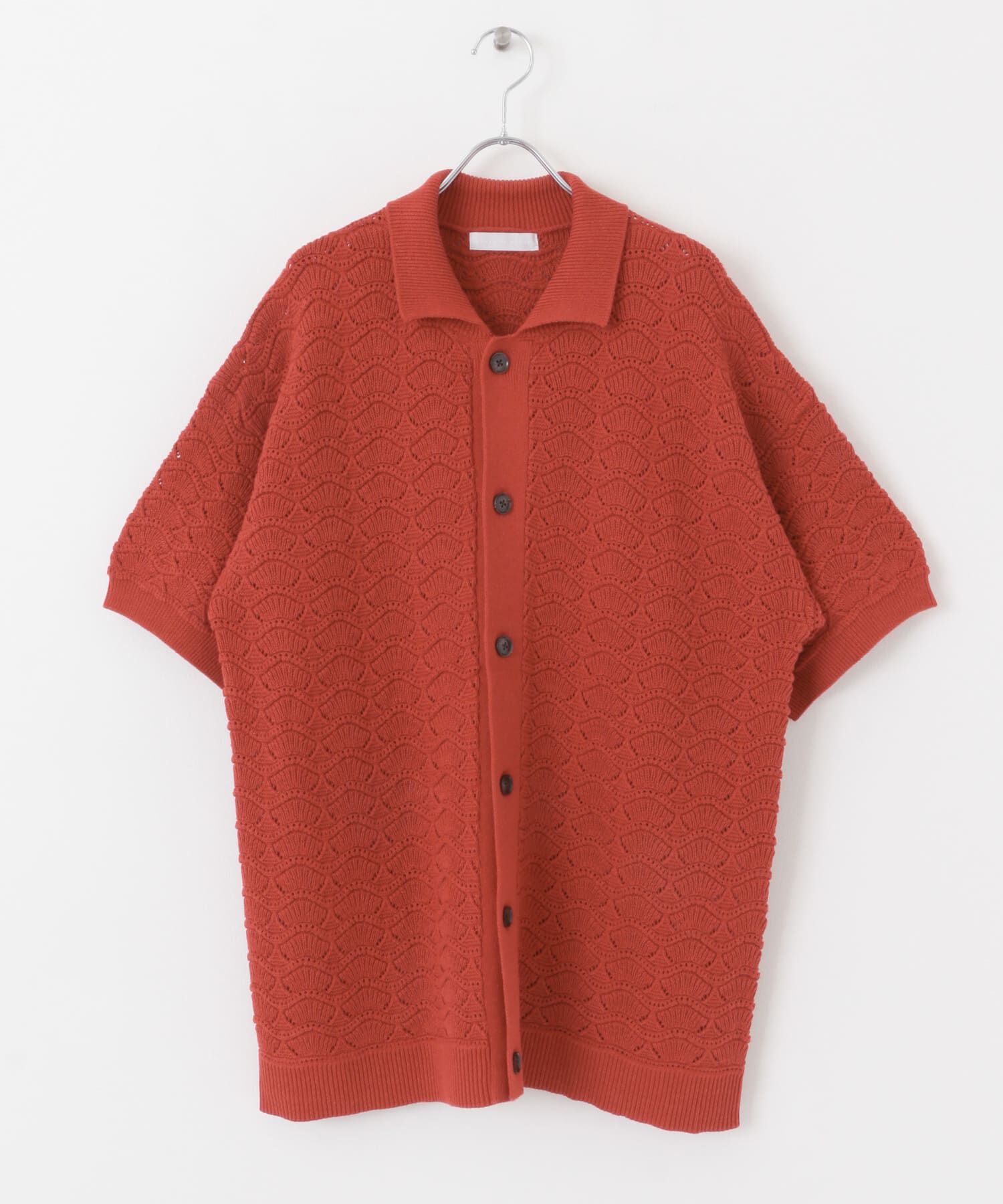 SENSE OF PLACE by URBAN RESEARCH「『ユニセックス』『洗濯可』レースアミカーディガン(5分袖)」|カーディガン|