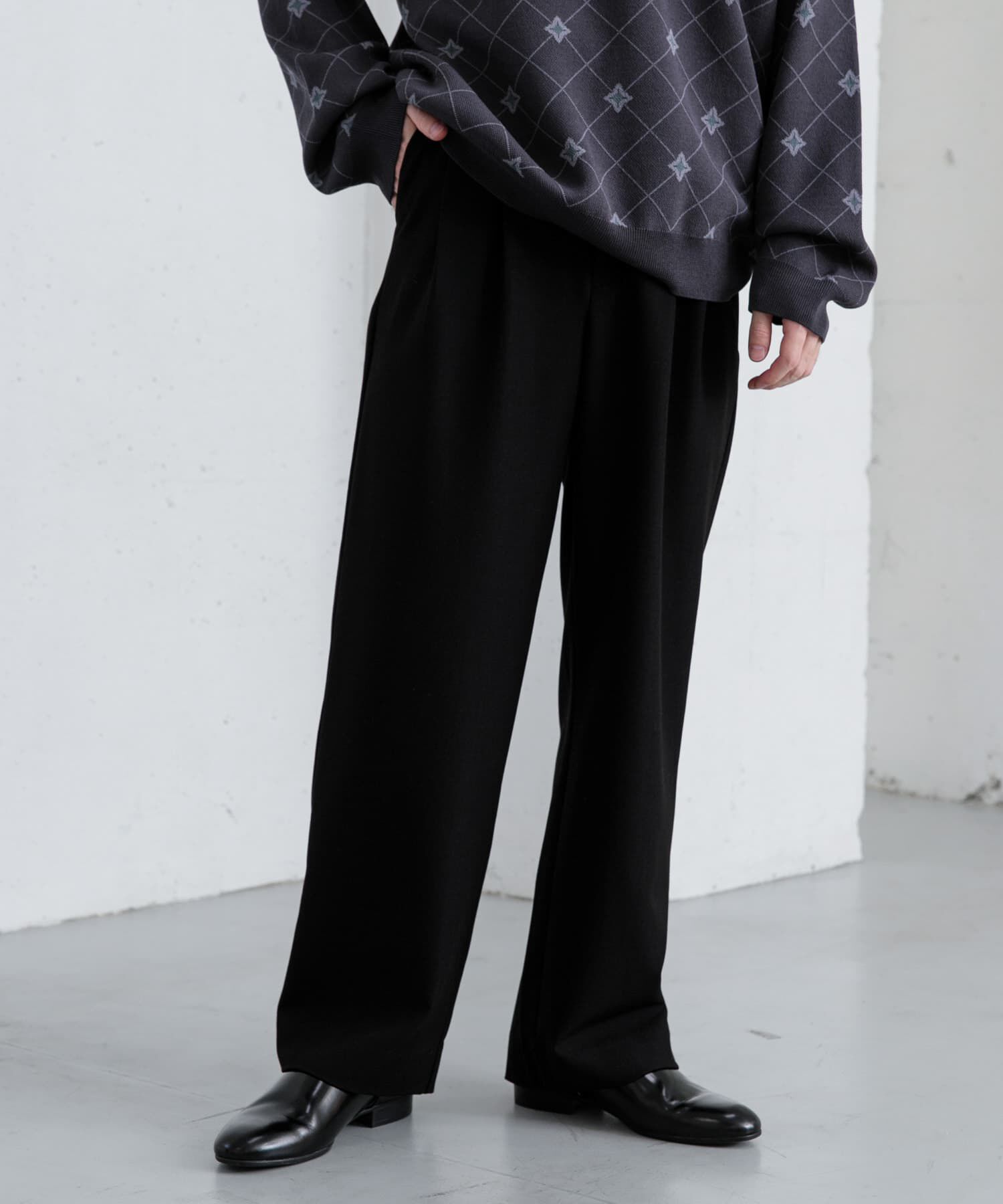 SENSE OF PLACE by URBAN RESEARCH「『イージーケア』ダブルタックワイドパンツ」|その他|