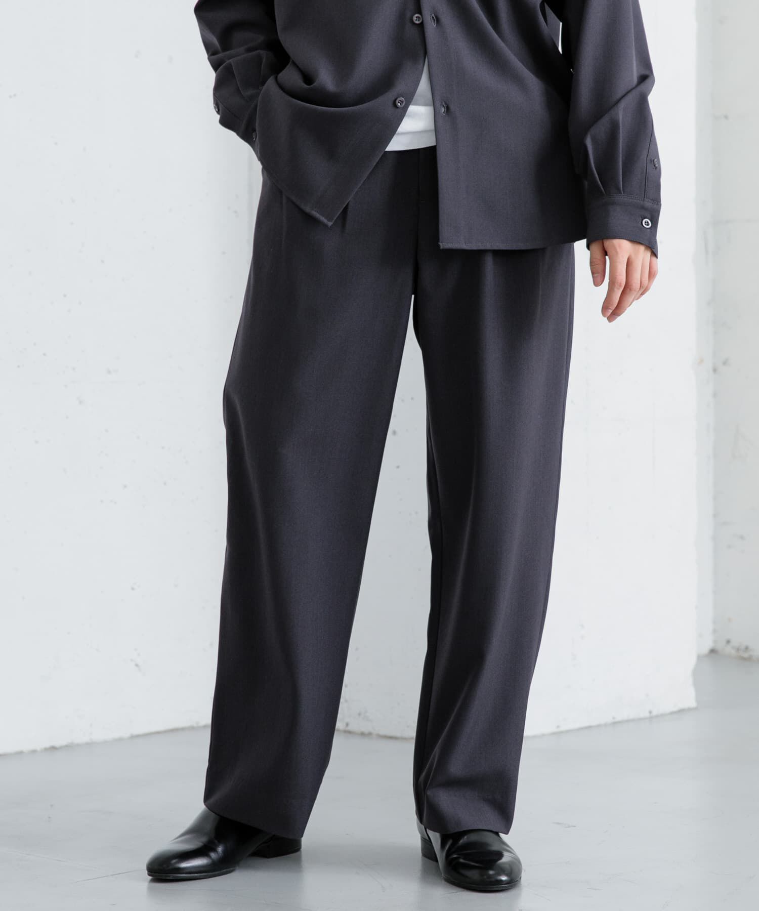 SENSE OF PLACE by URBAN RESEARCH「『イージーケア』ダブルタックワイドパンツ」|その他|