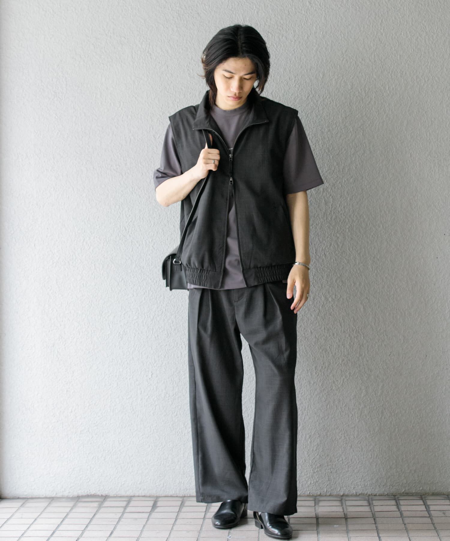 SENSE OF PLACE by URBAN RESEARCH「『イージーケア/セットアップ対応』リネンライクタックワイドパンツ」|その他|