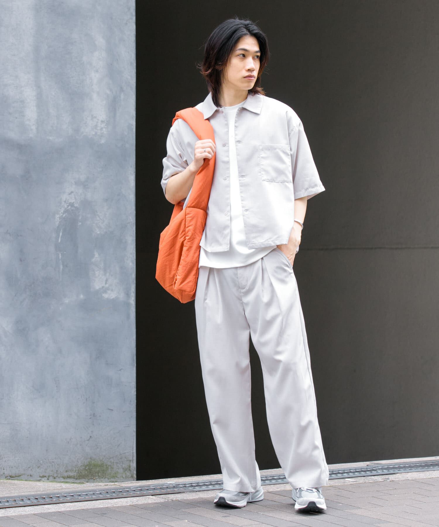 SENSE OF PLACE by URBAN RESEARCH「『イージーケア/セットアップ対応』リネンライクタックワイドパンツ」|その他|