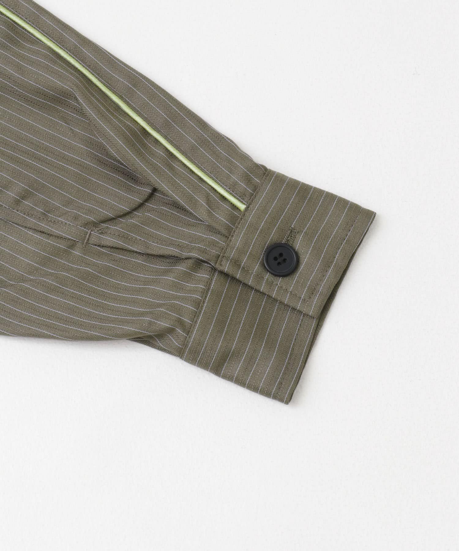 SENSE OF PLACE by URBAN RESEARCH「サイドラインピンストライプジップシャツ」|シャツ・ブラウス|