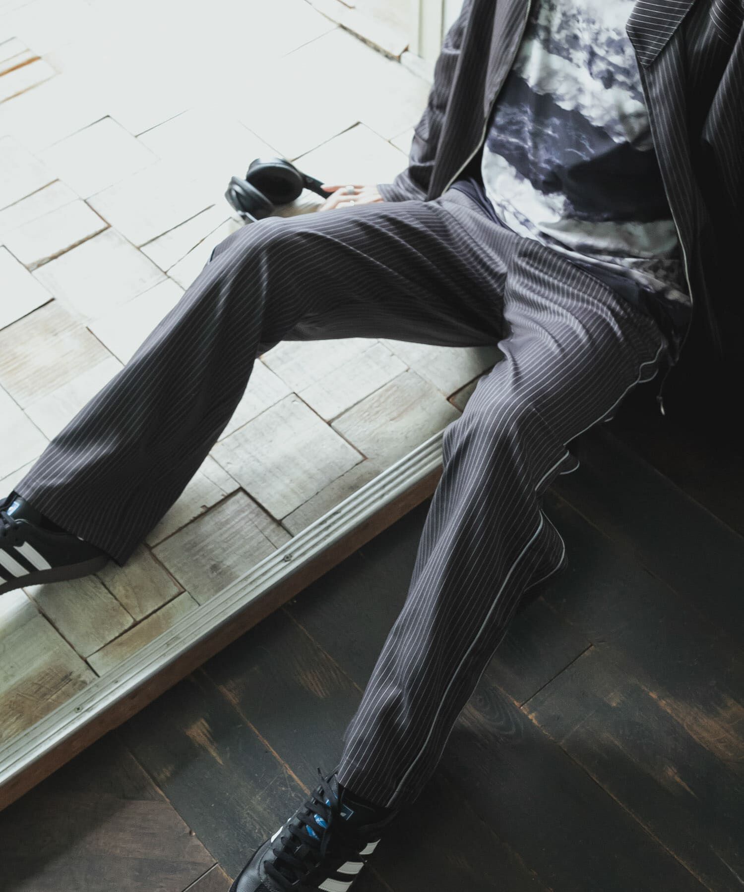 SENSE OF PLACE by URBAN RESEARCH「サイドラインピンストライプスラックス」|その他|