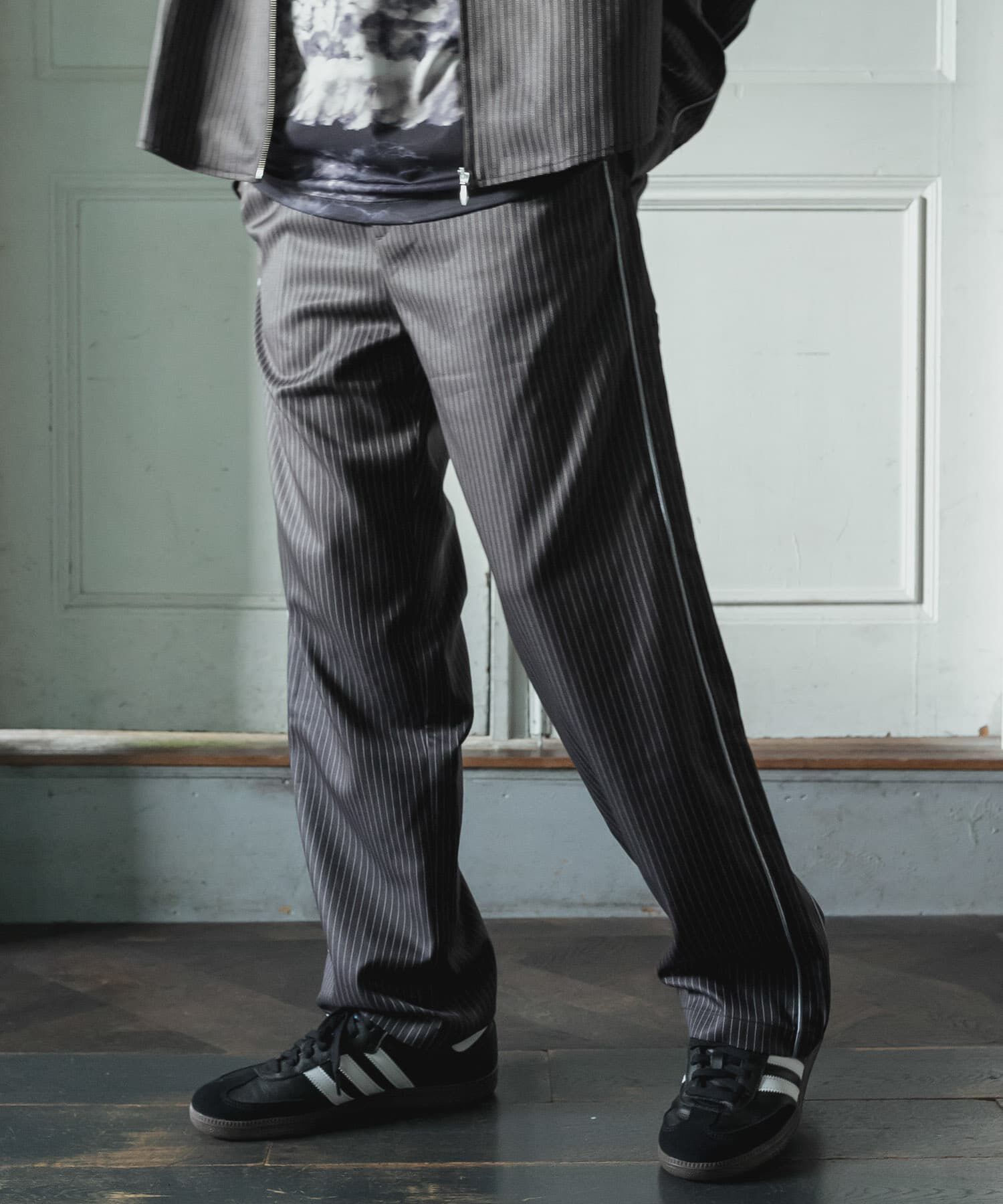 SENSE OF PLACE by URBAN RESEARCH「サイドラインピンストライプスラックス」|その他|