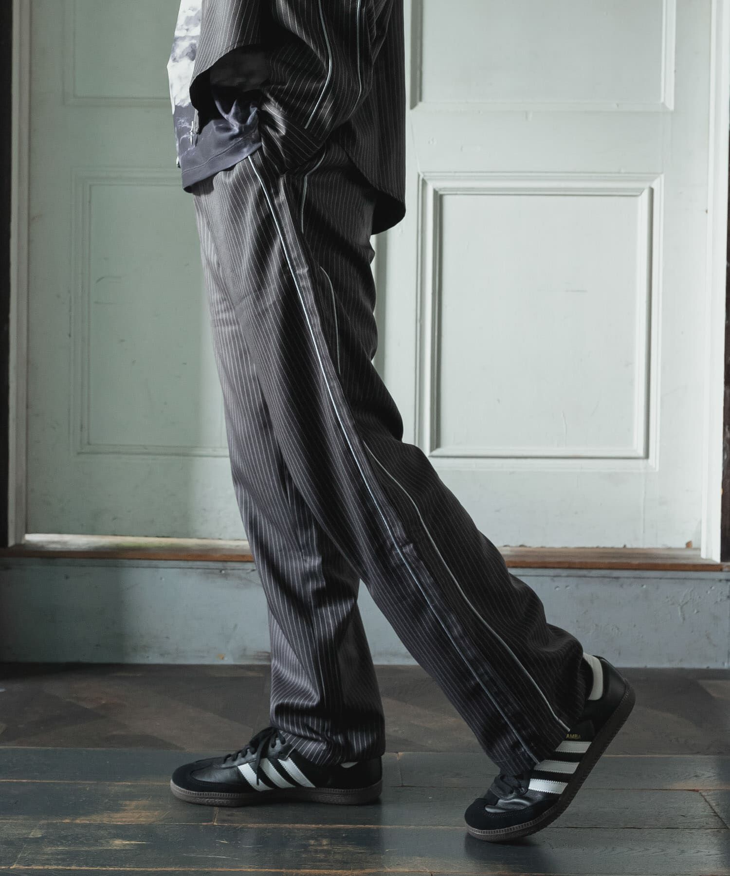 SENSE OF PLACE by URBAN RESEARCH「サイドラインピンストライプスラックス」|その他|